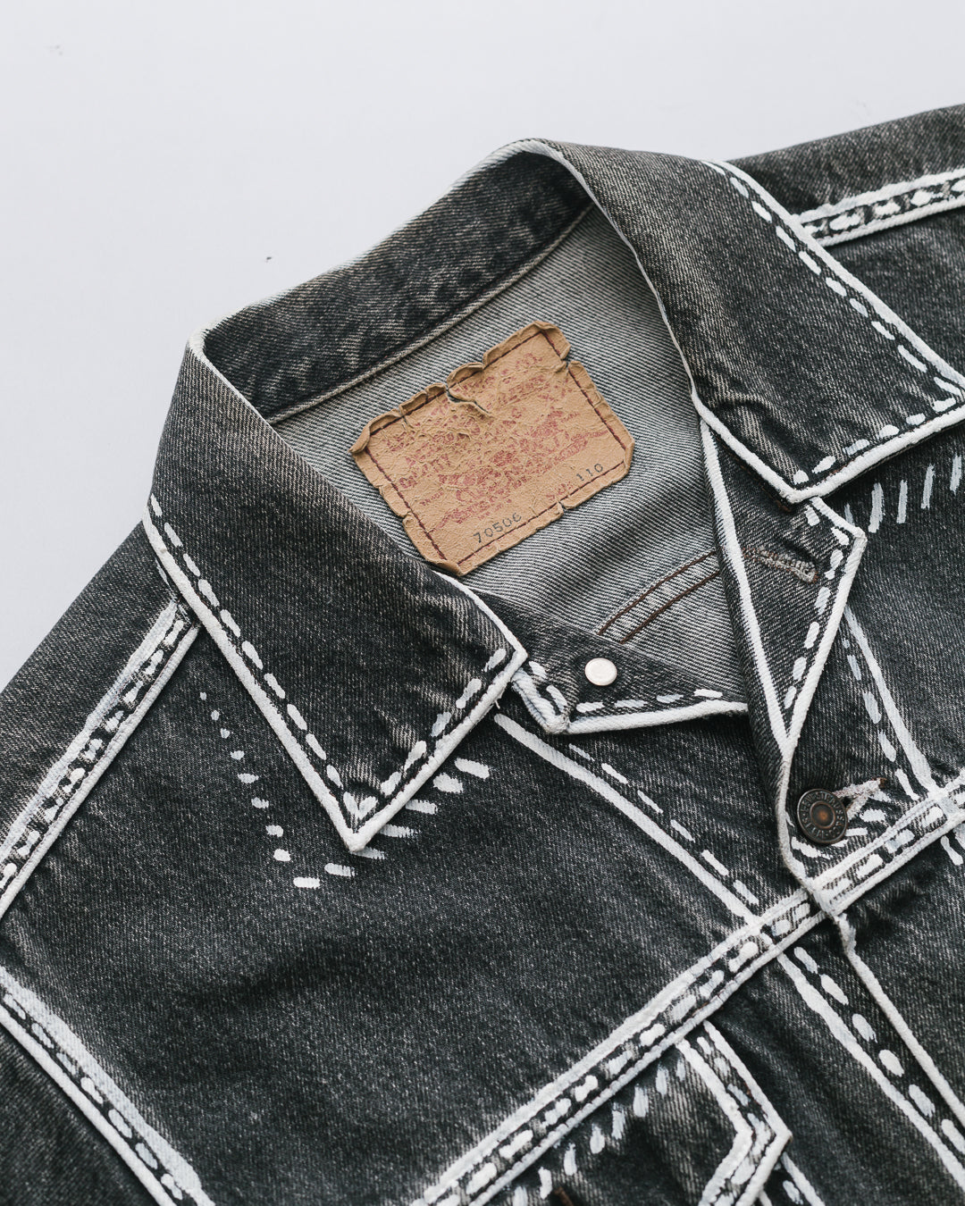 2D Illustrated Levi’s Denim Jacket