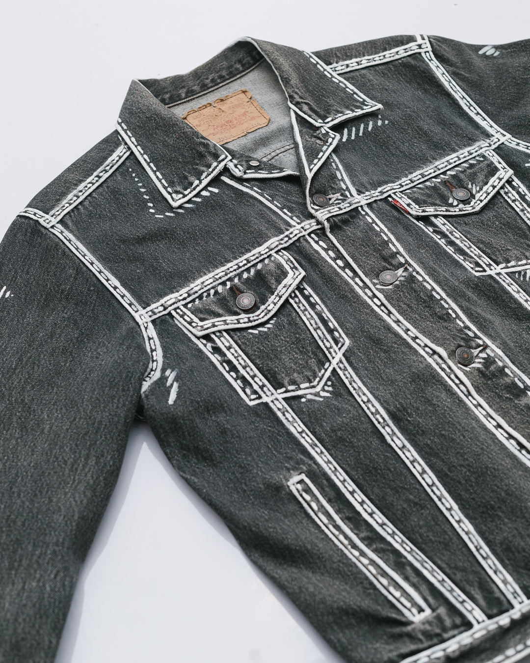2D Illustrated Levi’s Denim Jacket