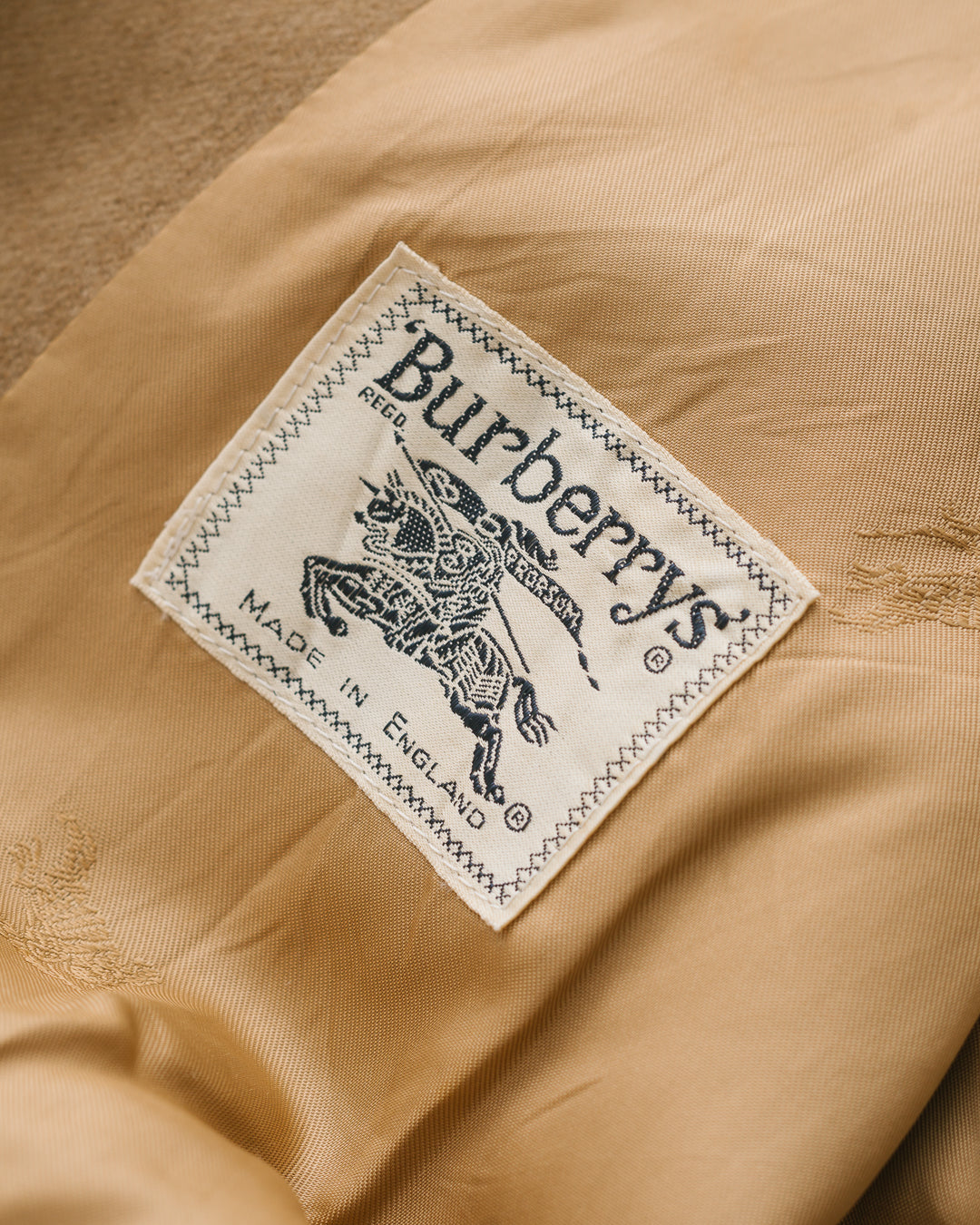 70s Vintage Burberry Upcycled Kintsugi Cashmere & Wool