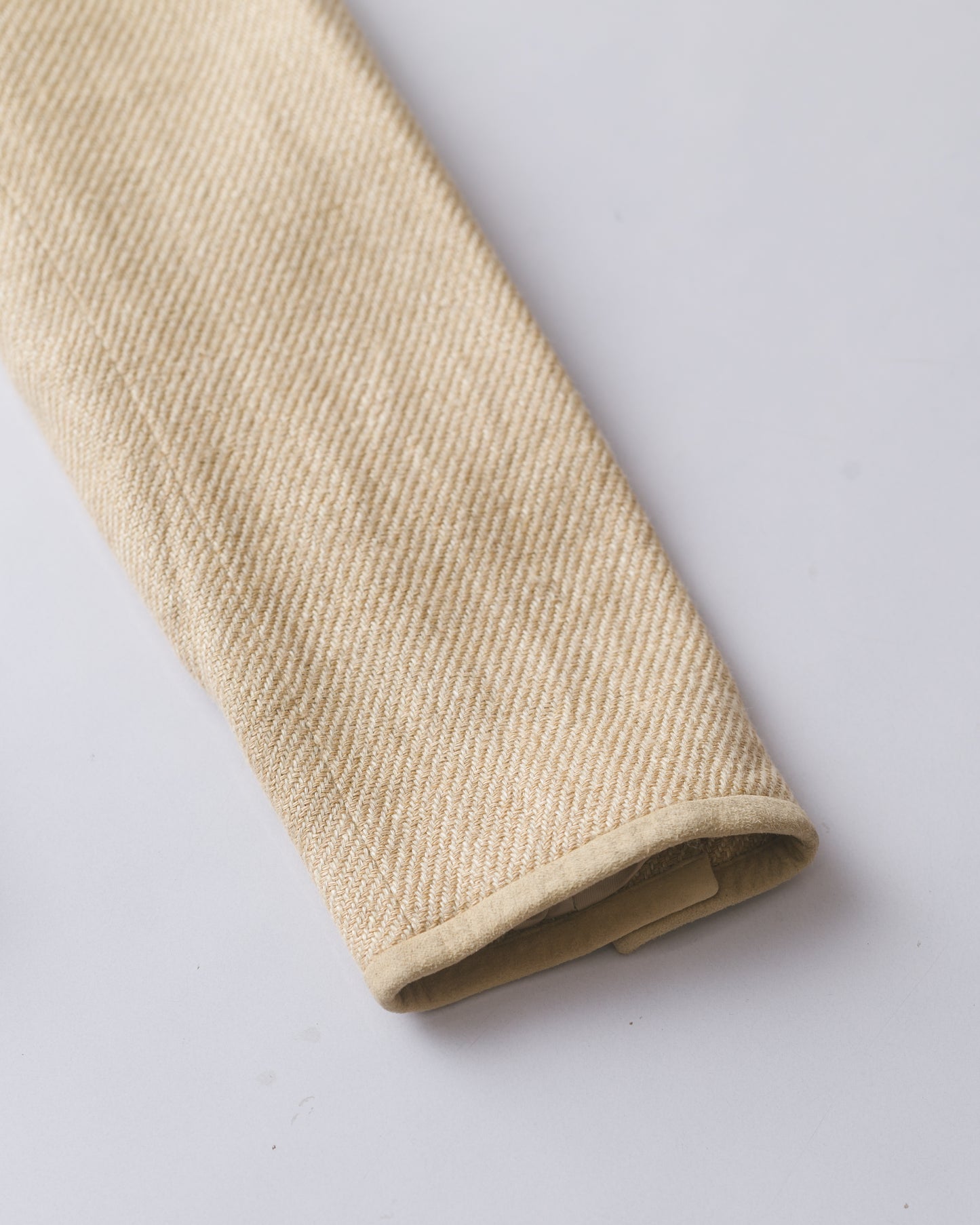 Custom Tailored Linen & Mulberry Silk Blazer