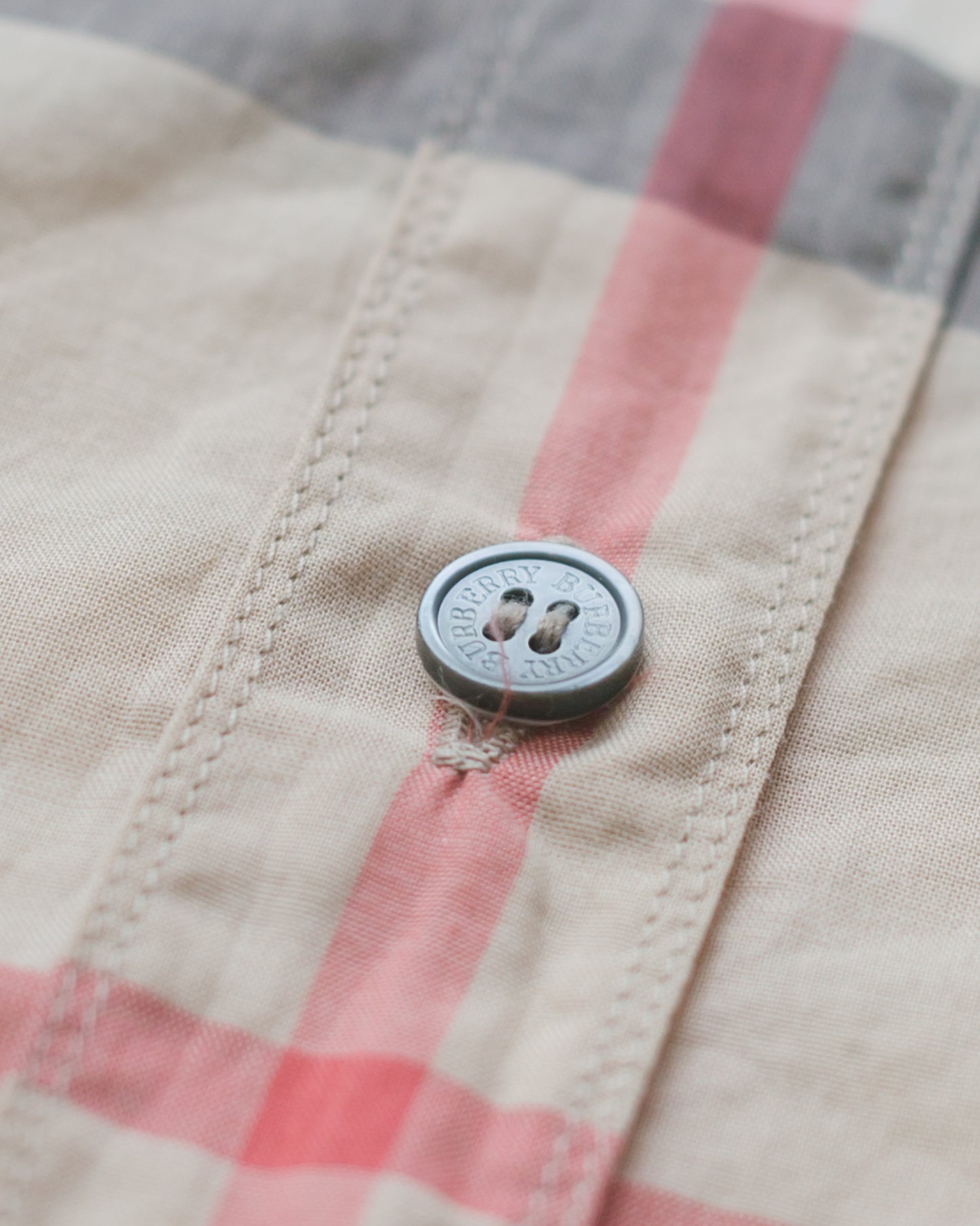 Nova Check Button Down Top