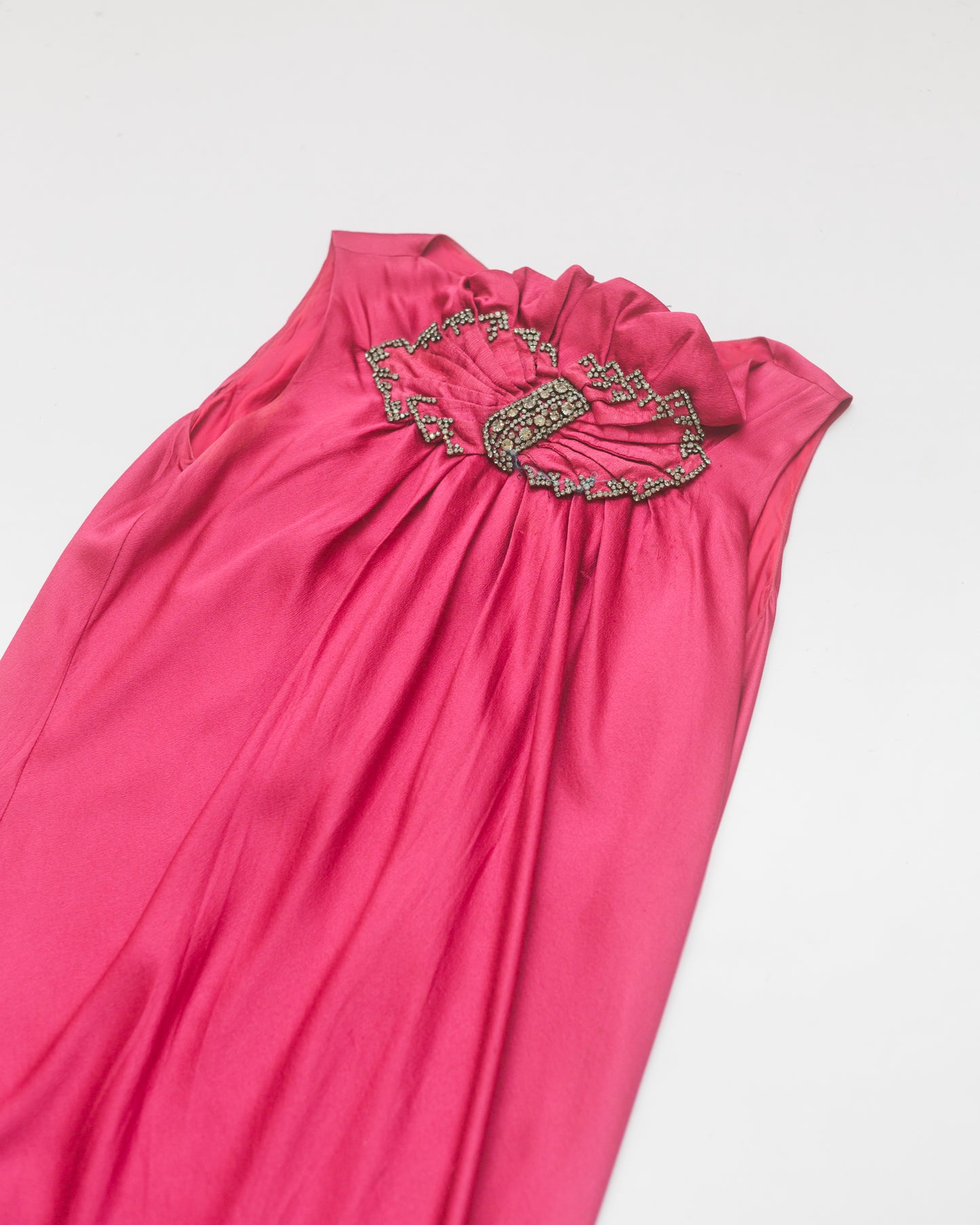 Embellished Silk Dress