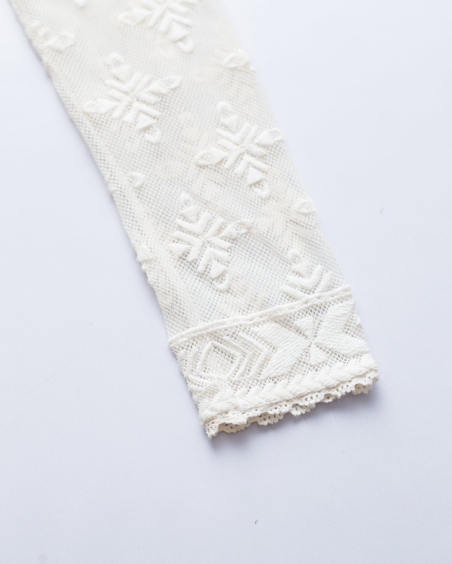 White Lace Embroidered Top