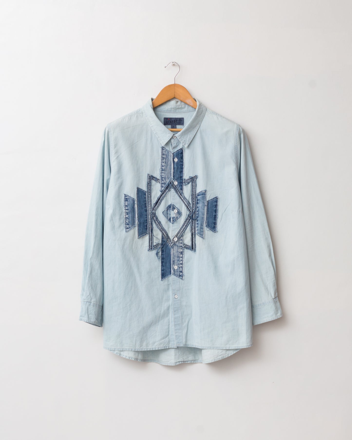 Denim Patchwork Shirt