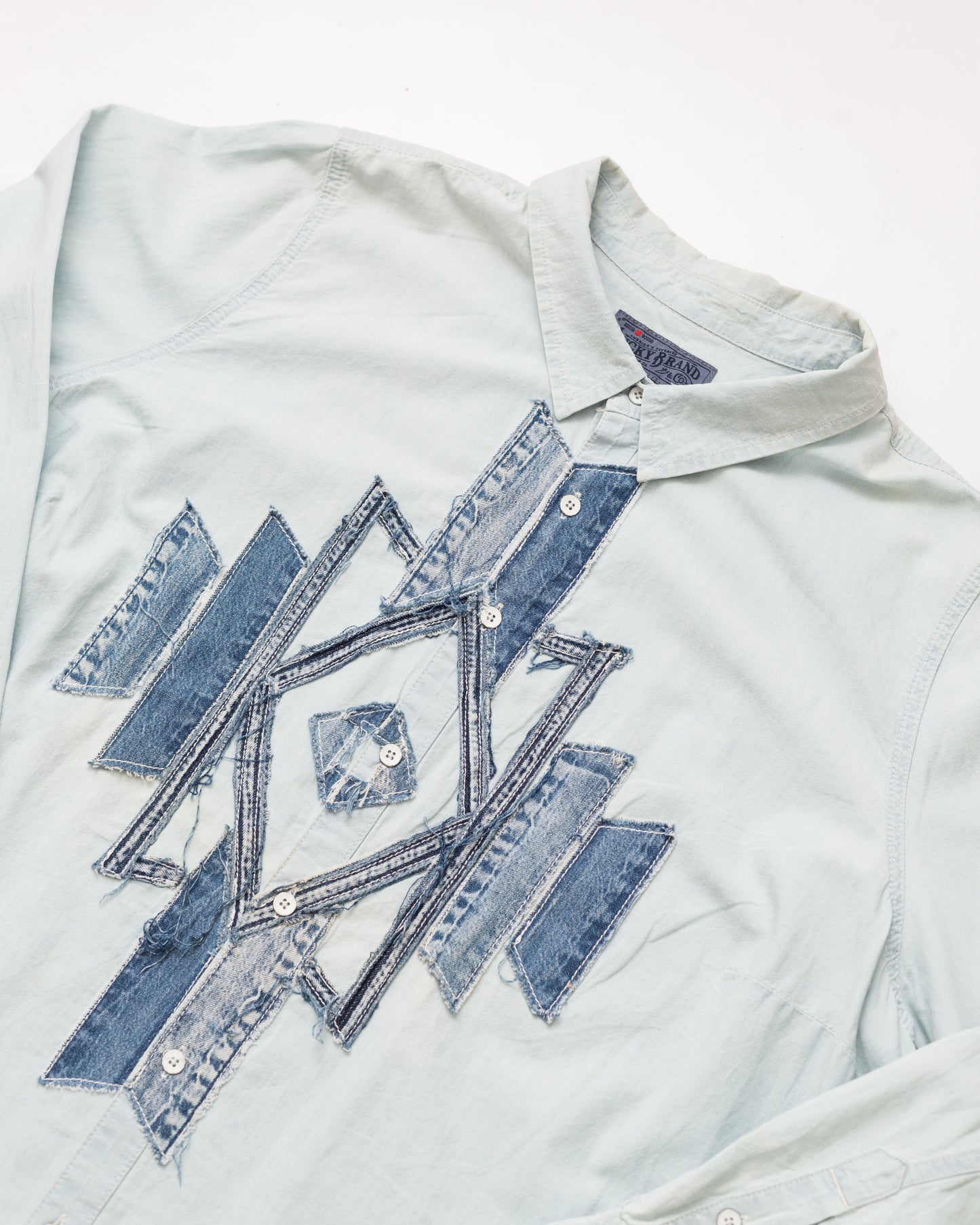Denim Patchwork Shirt