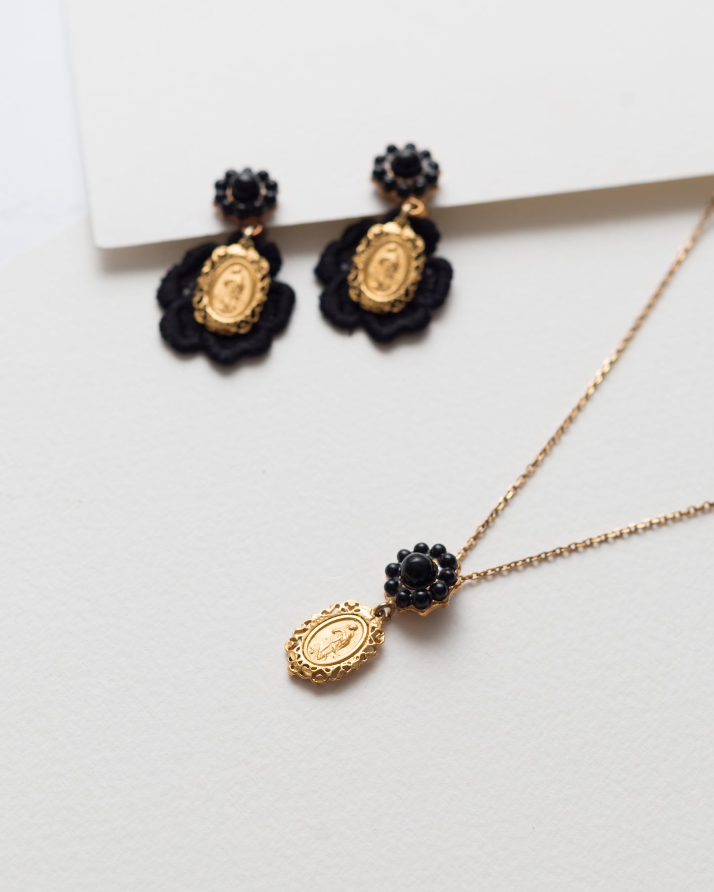 Vintage Dolce & Gabbana Earring/Necklace Set