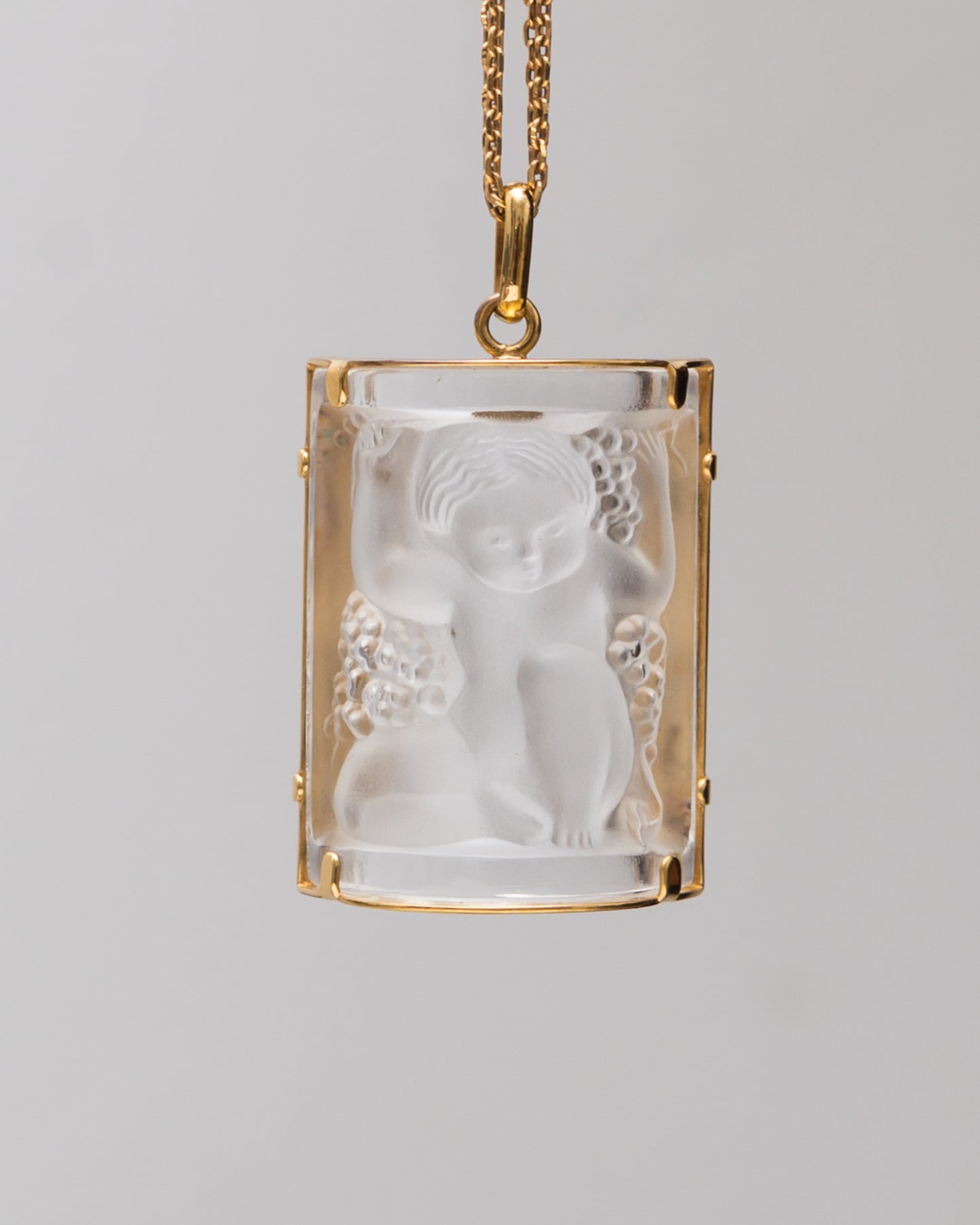 Vintage Lalique Crystal Pendant