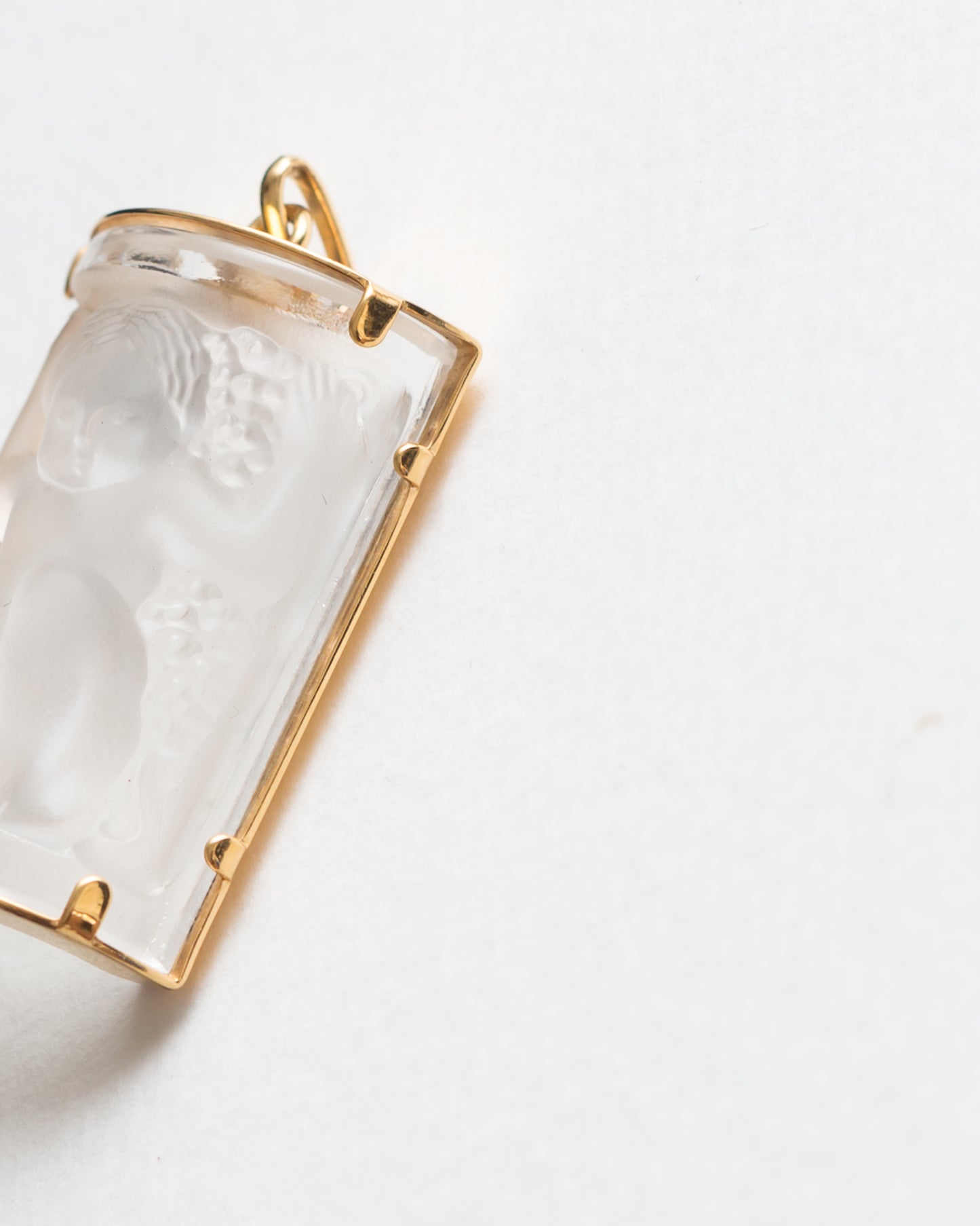 Vintage Lalique Crystal Pendant