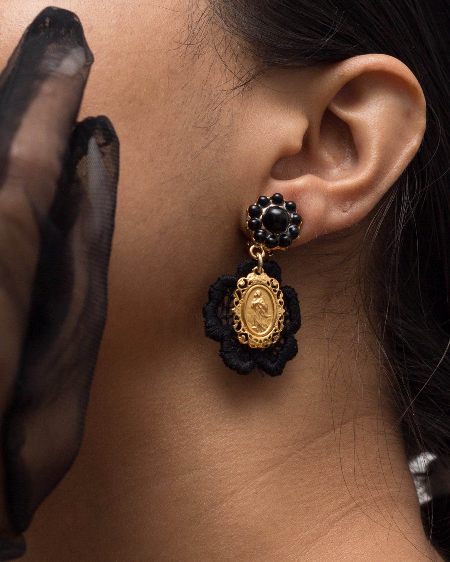 Vintage Dolce & Gabbana Earring/Necklace Set