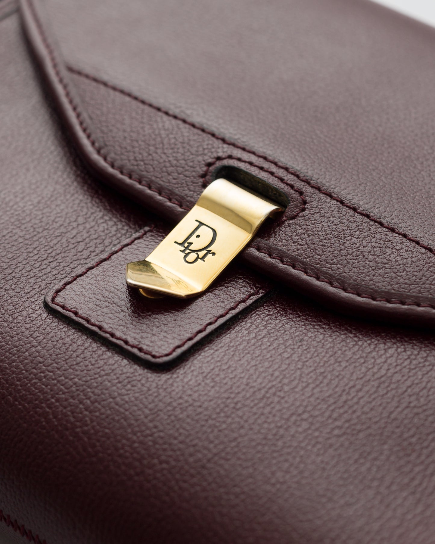Vintage Dior Bordeaux Handbag