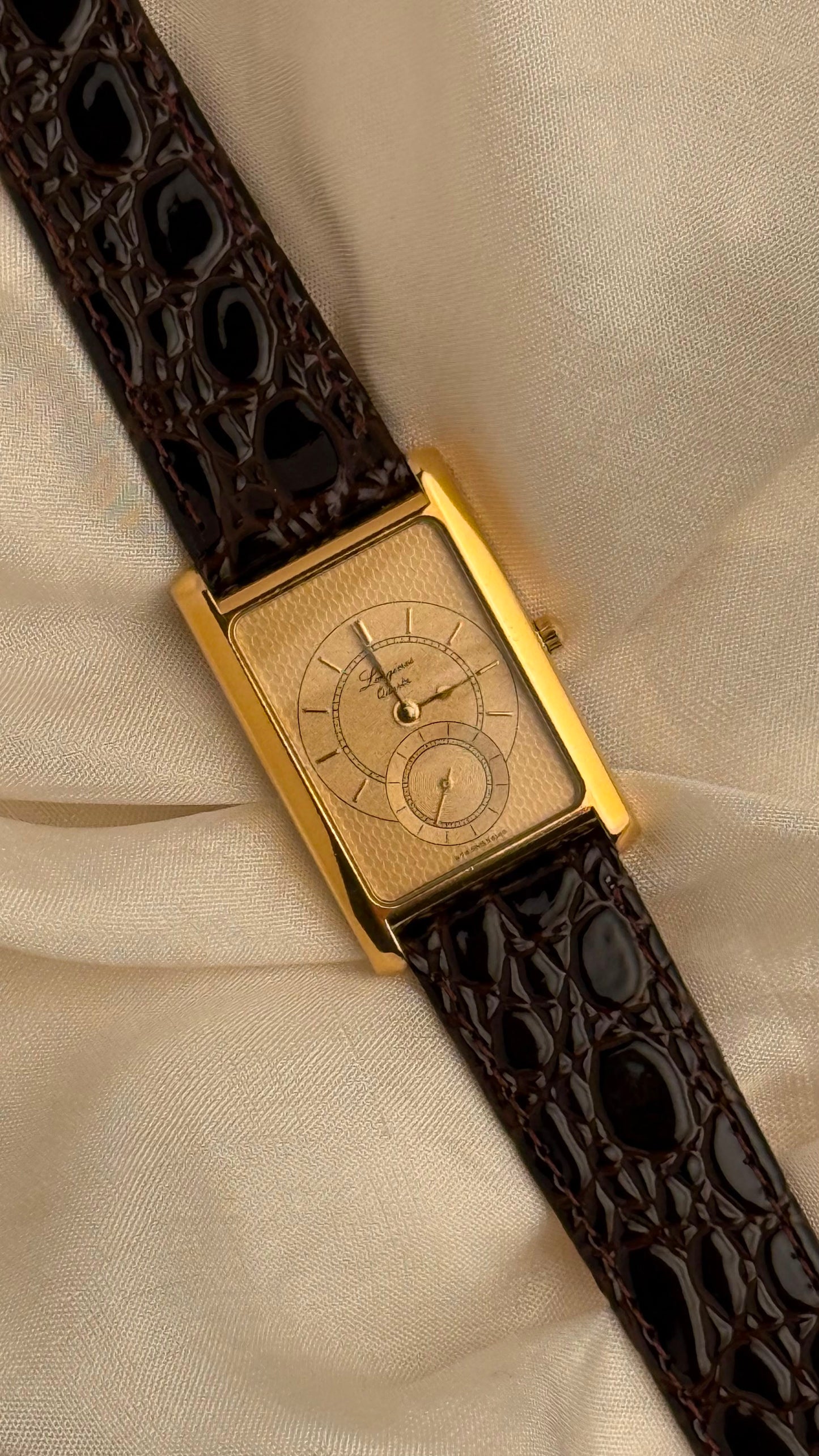 1980s Longines 150th Anniversary Tank