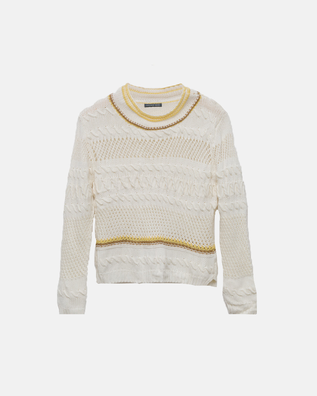Alexander McQueen Cable Knit Jumper