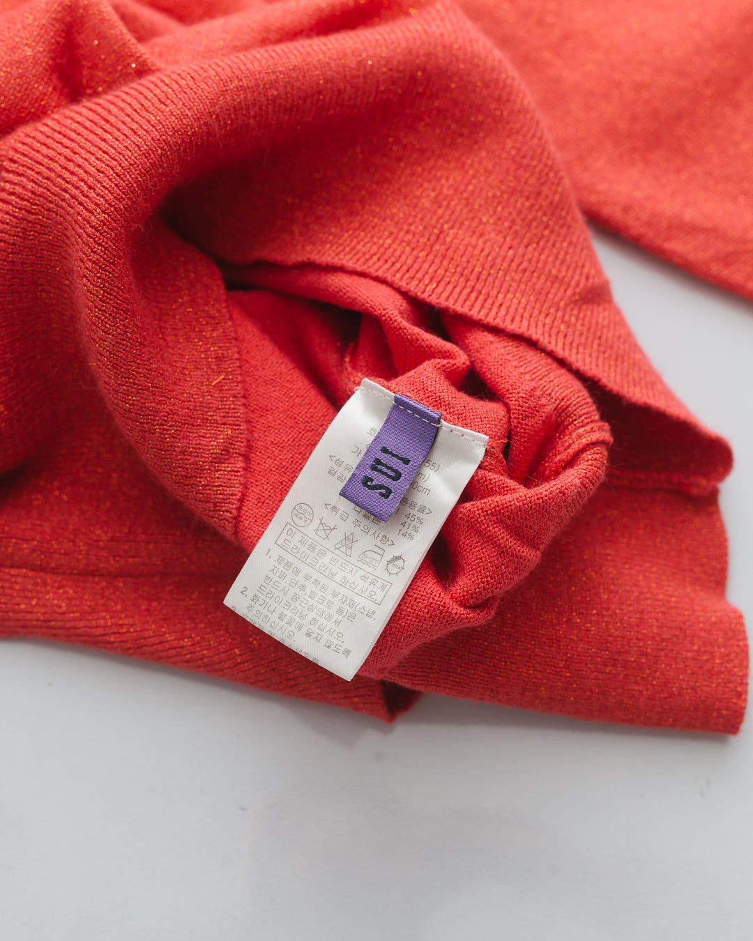 Anna Sui Glitter Knit Pullover
