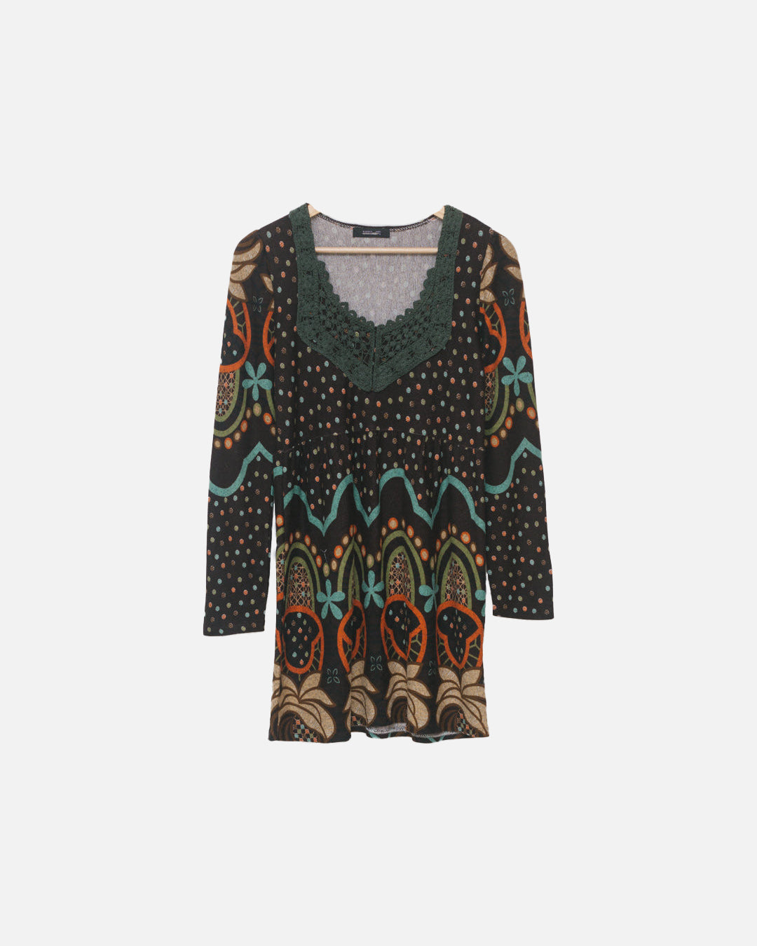 Anna Sui Printed Mini Dress
