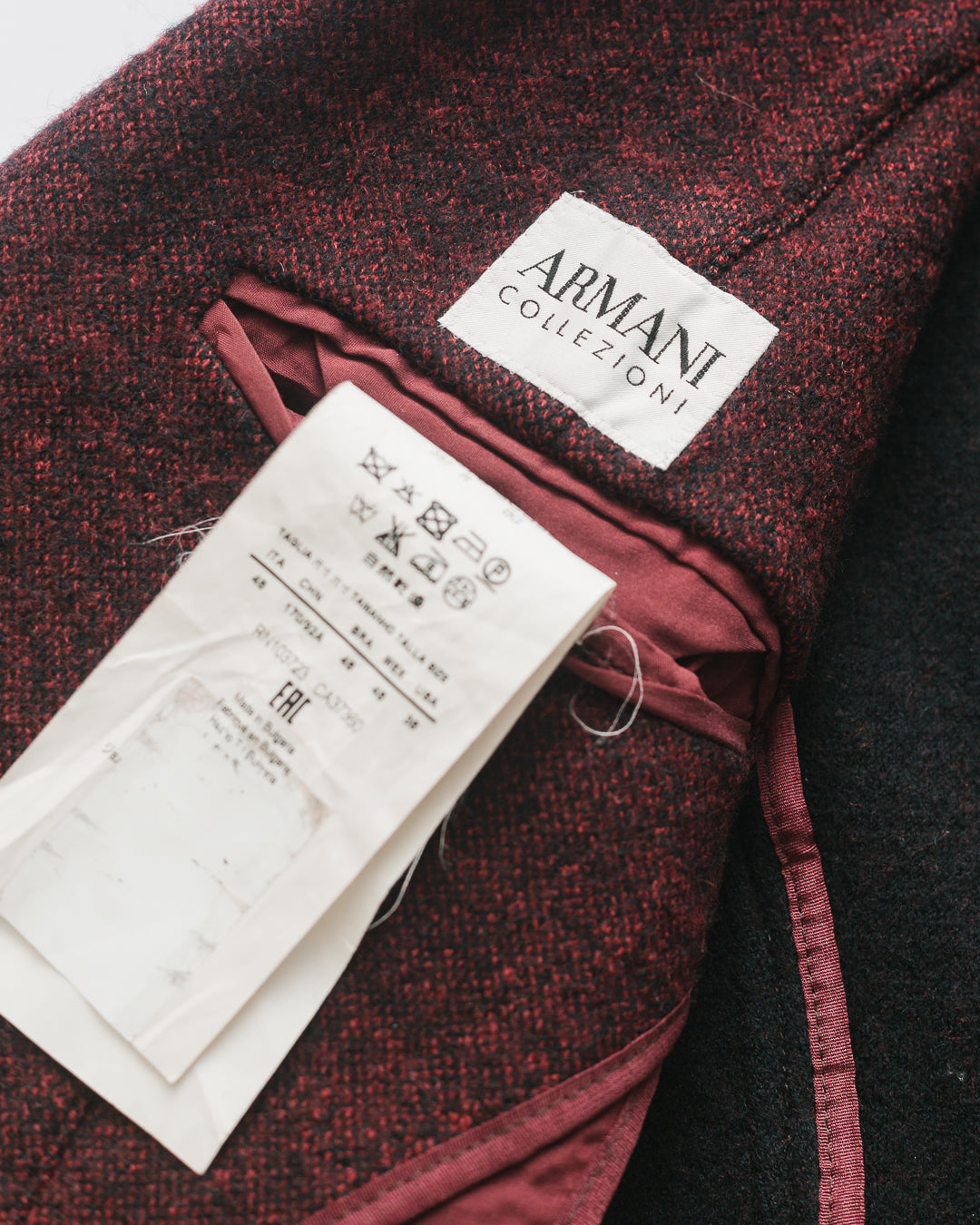 Armani Collezioni Wool Felt Blazer