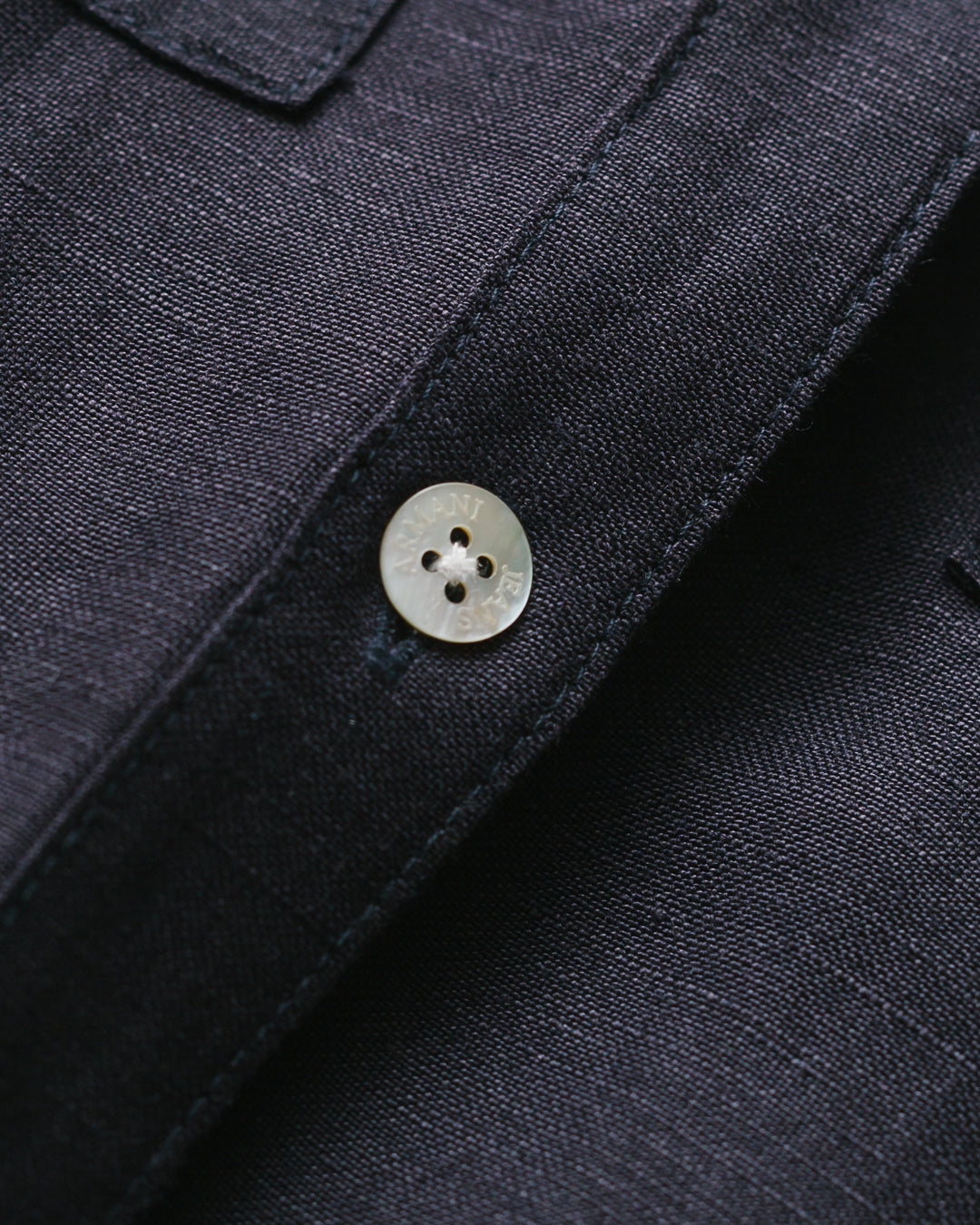 Armani Exchange Linen Blend Dress