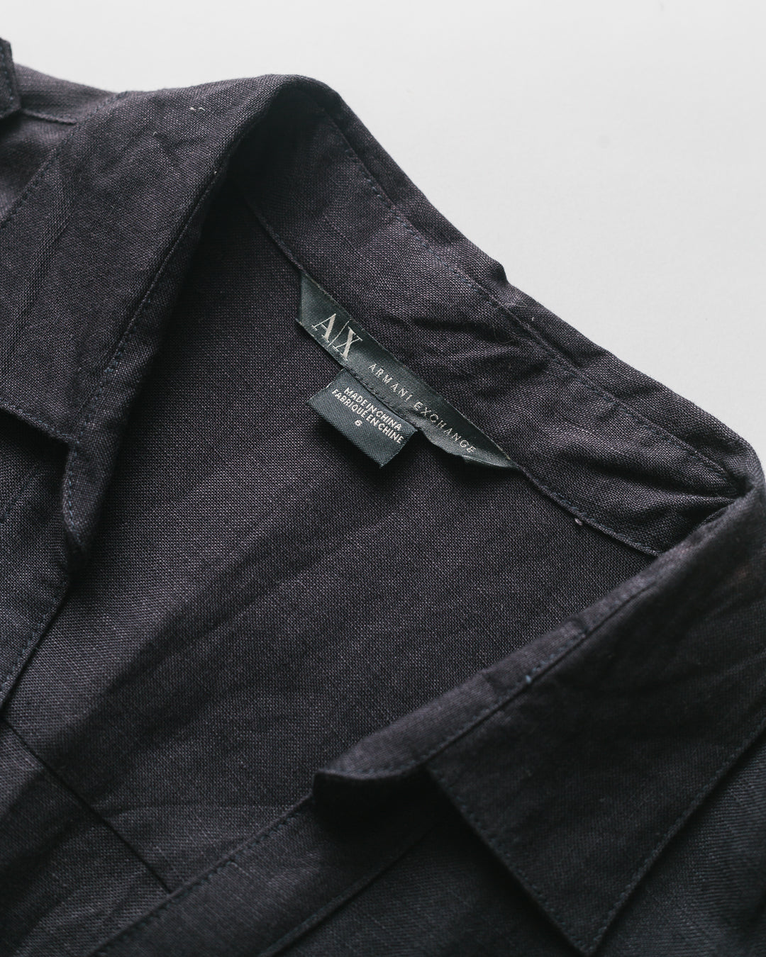 Armani Exchange Linen Blend Dress