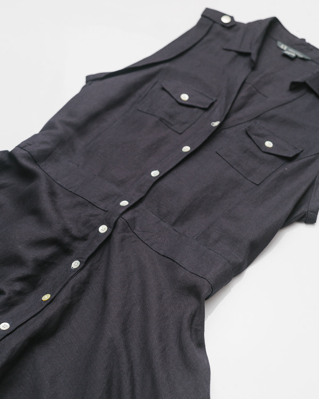 Armani Exchange Linen Blend Dress