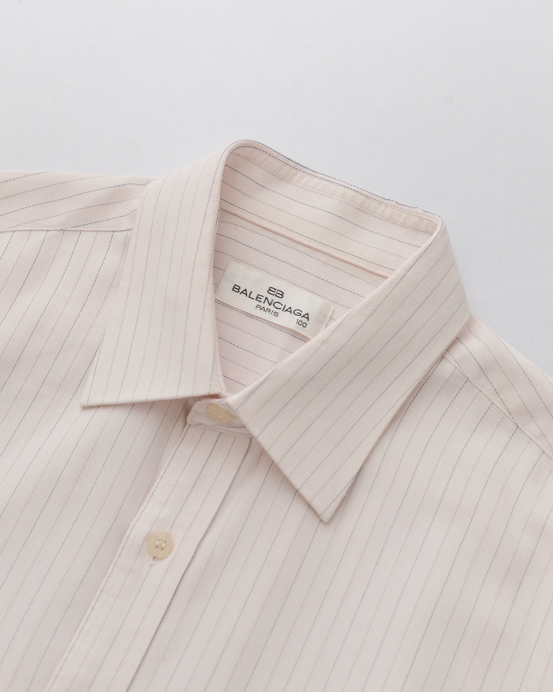 Balenciaga Pinstriped Button Down