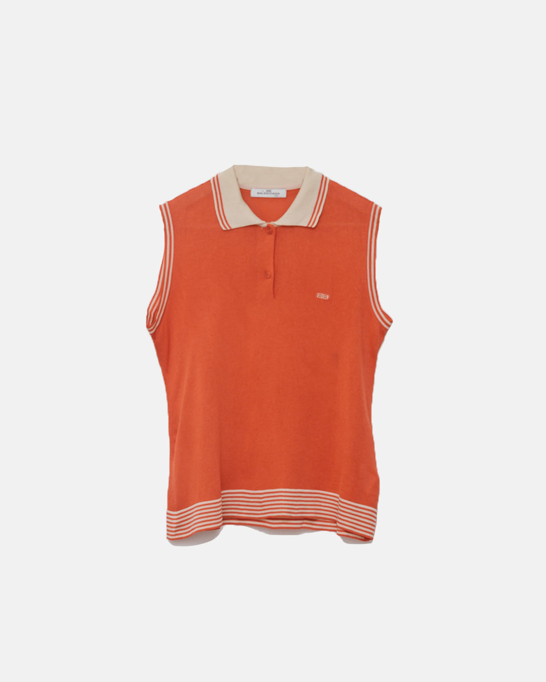 Balenciaga Polo Knit Top