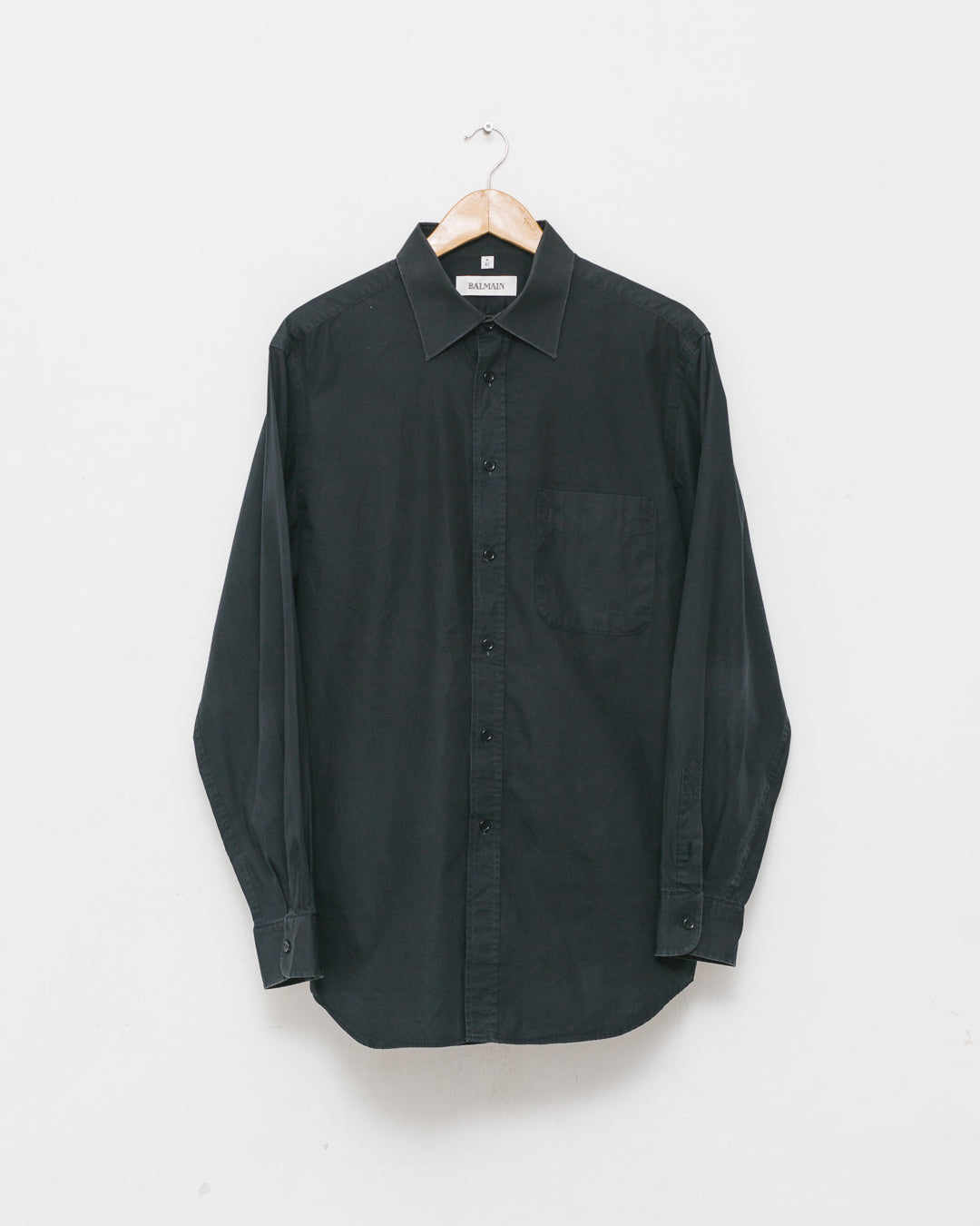 Balmain Minimalist Black Button Down