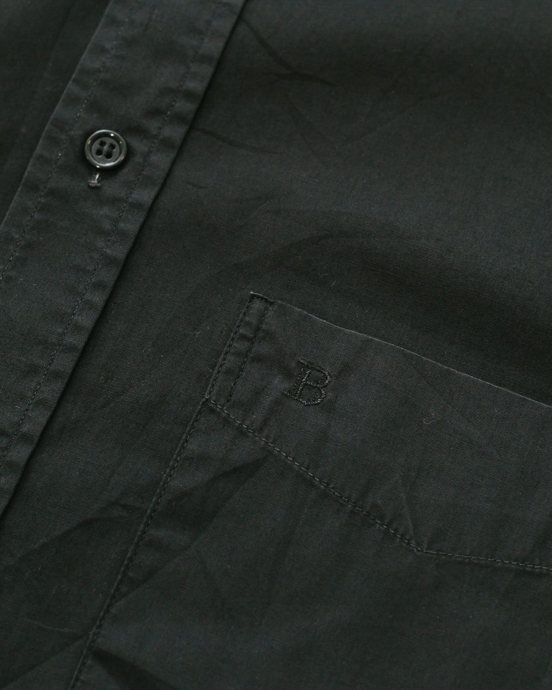Balmain Minimalist Black Button Down