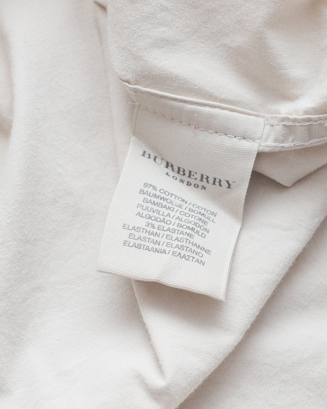 Burberry Beige Nova Check Shirt