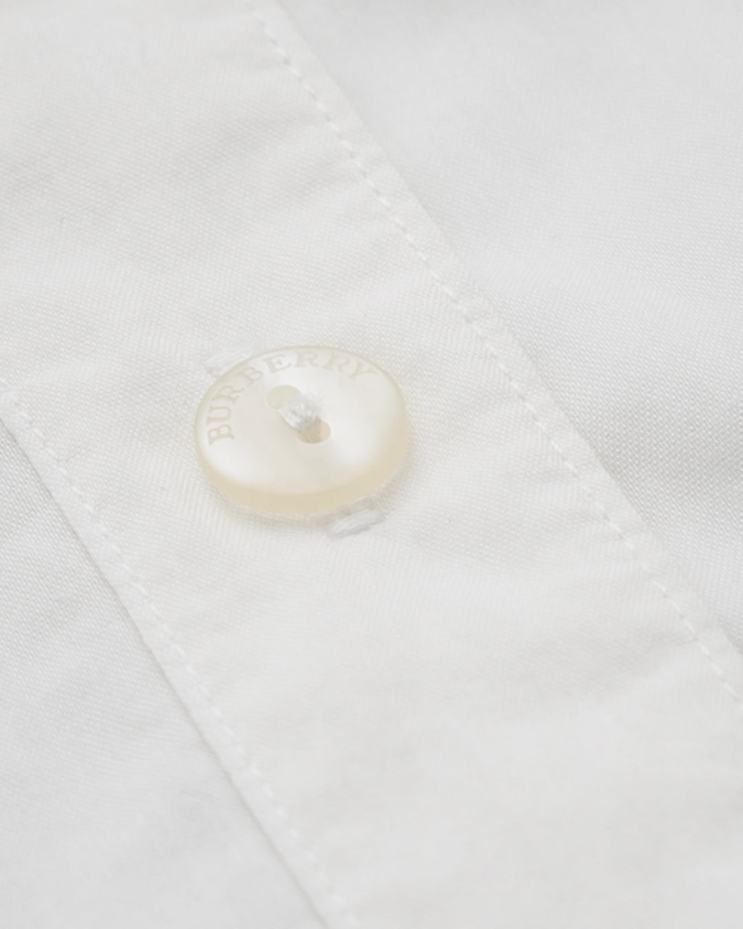 Burberry Check Detail Button Down