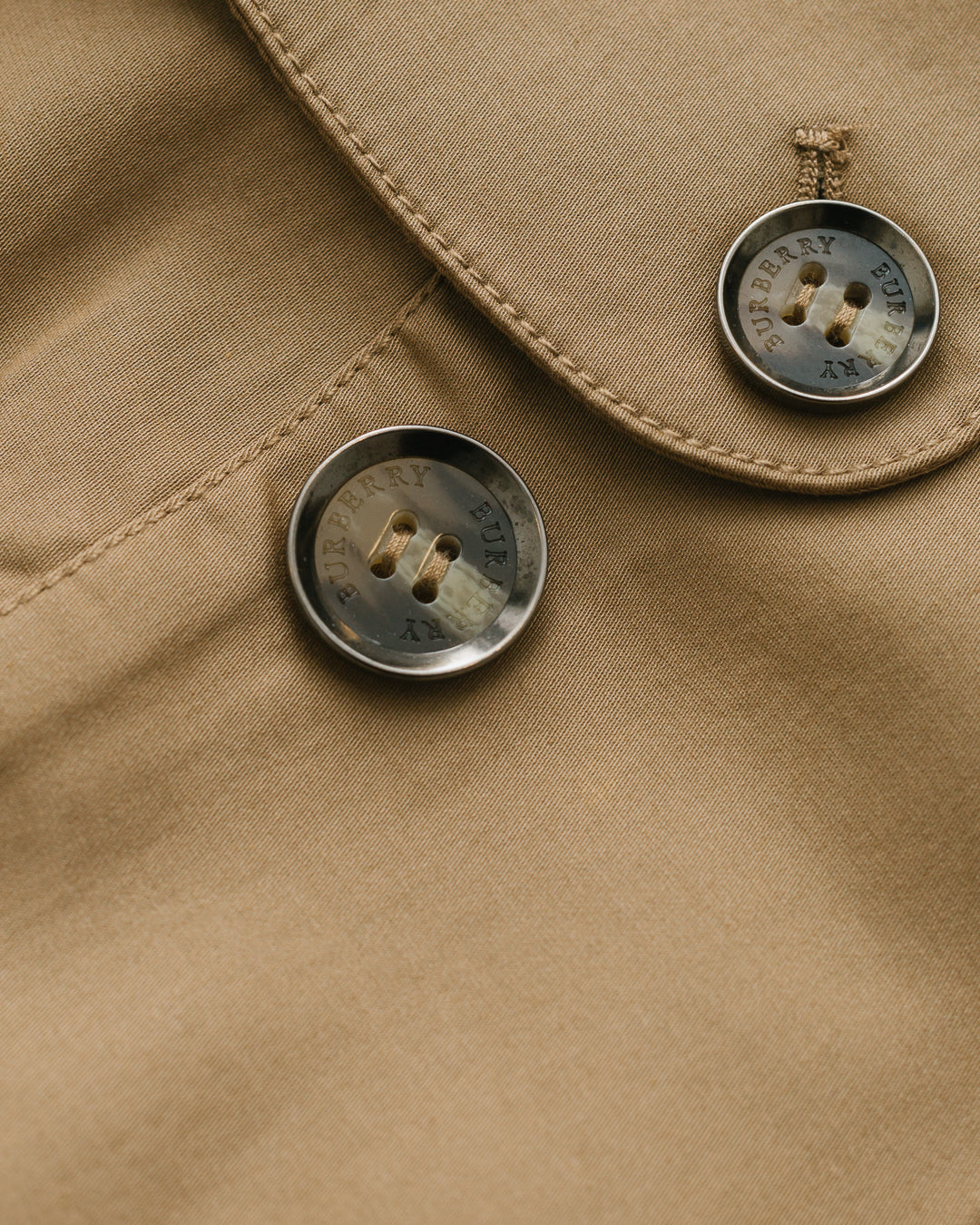 Burberry Embellished Double Breasted Trench Dress