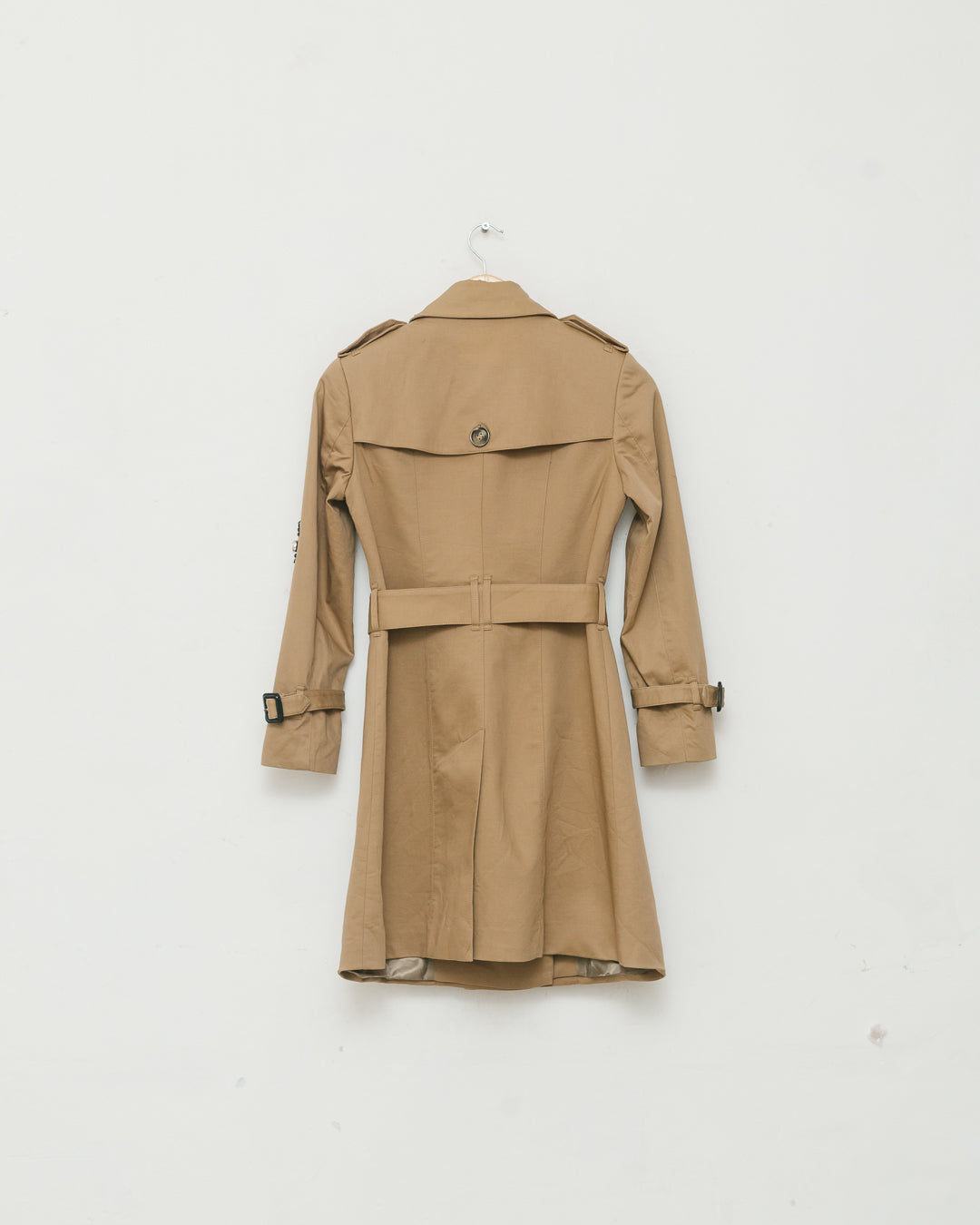 Burberry Embellished Double Breasted Trench Dress