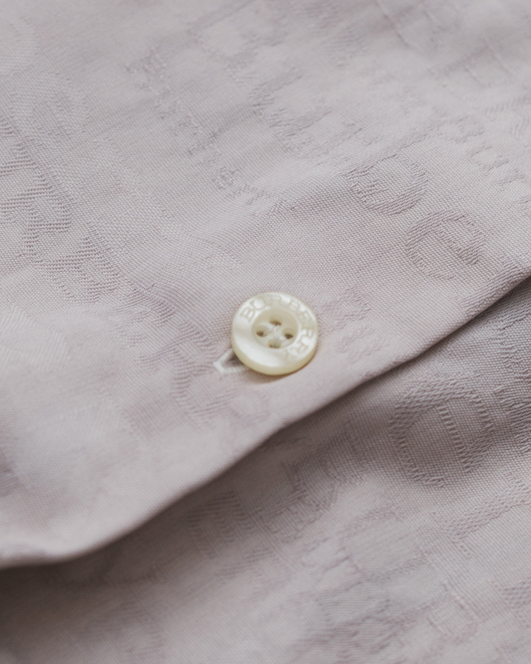 Burberry Embossed Logo Button Down Shirt