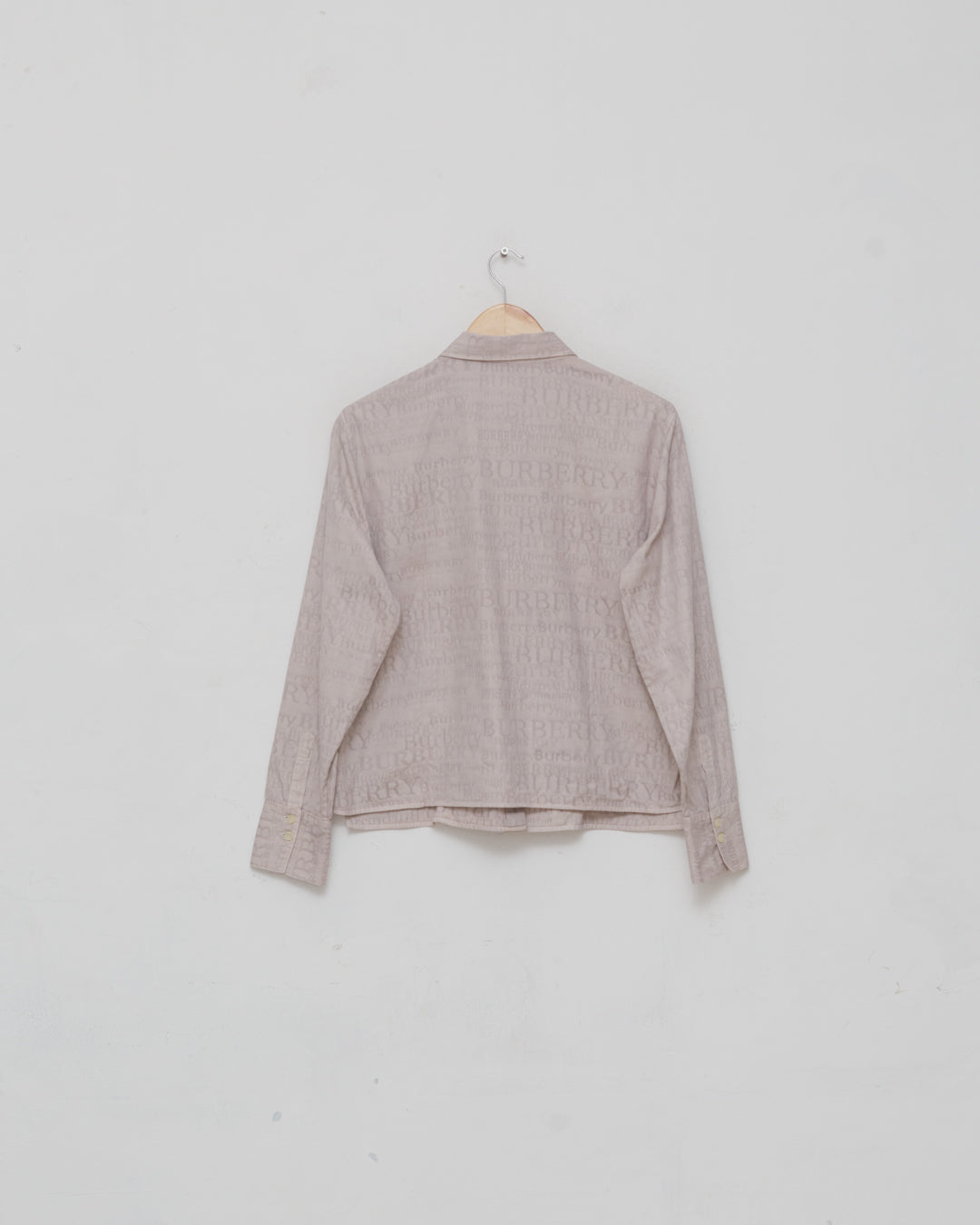 Burberry Embossed Logo Button Down Shirt
