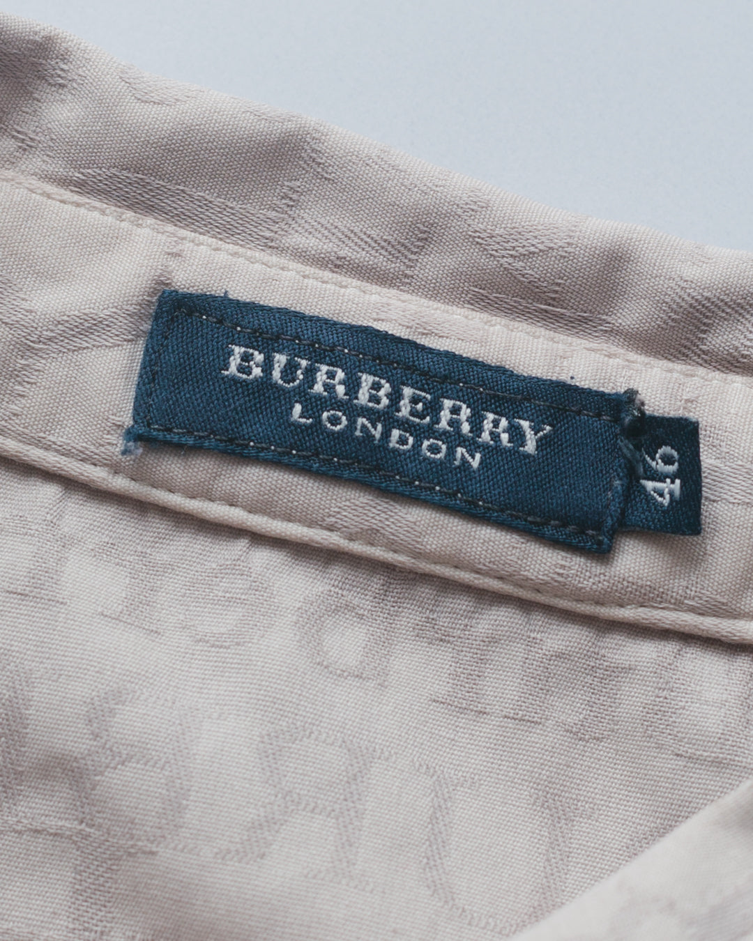 Burberry Embossed Logo Button Down Shirt