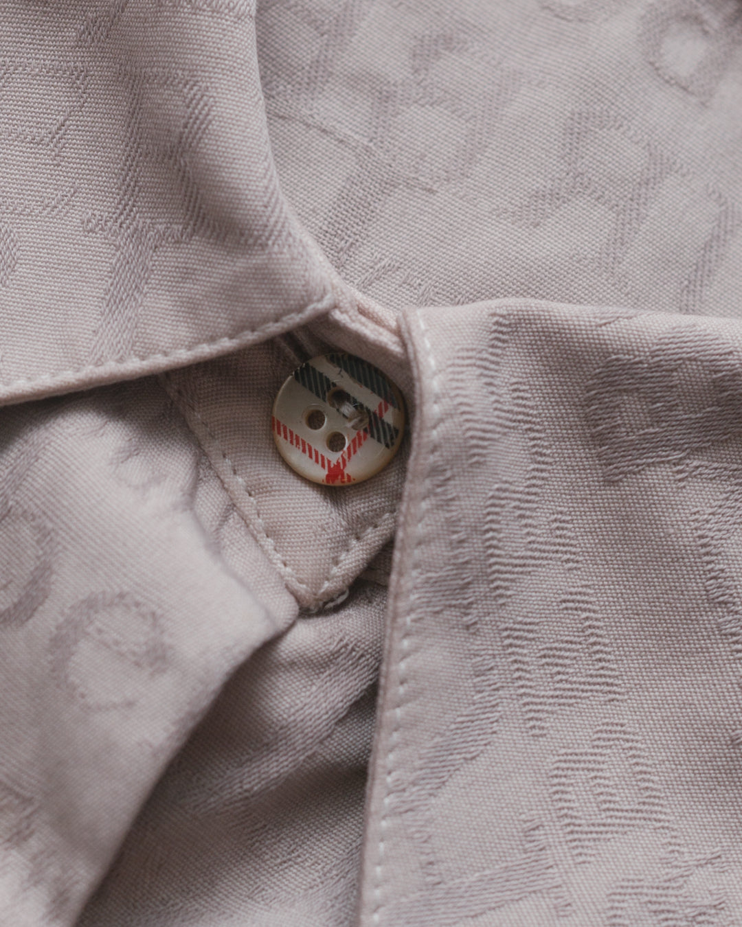 Burberry Embossed Logo Button Down Shirt