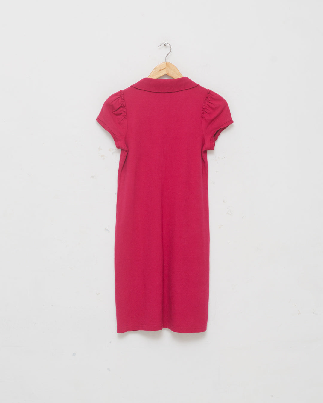 Burberry Fuchsia Knit Polo Dress