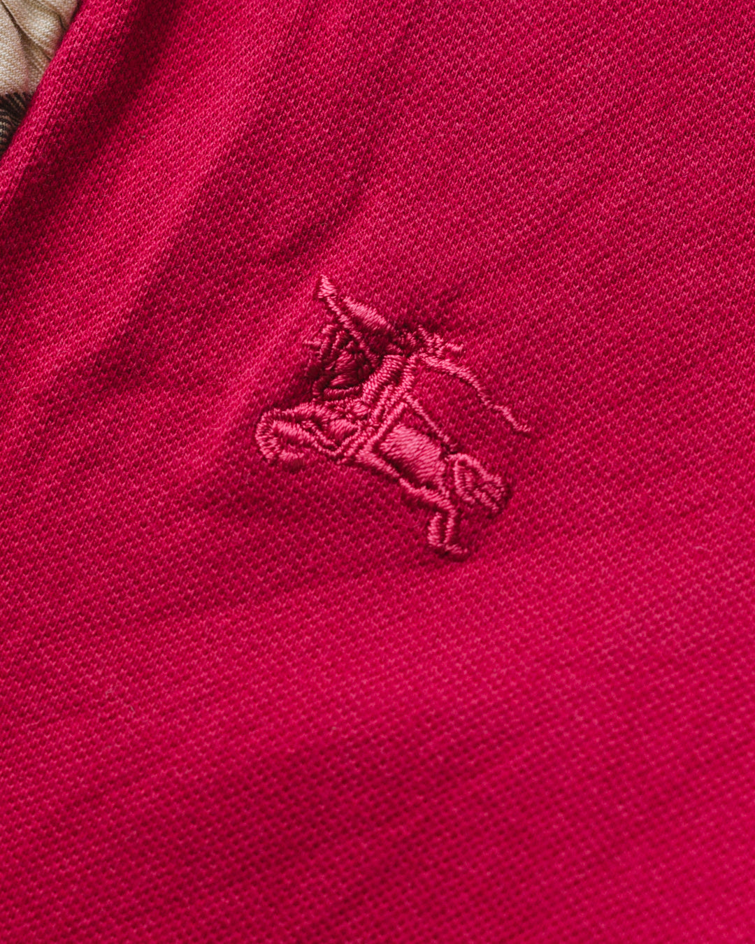 Burberry Fuchsia Knit Polo Dress