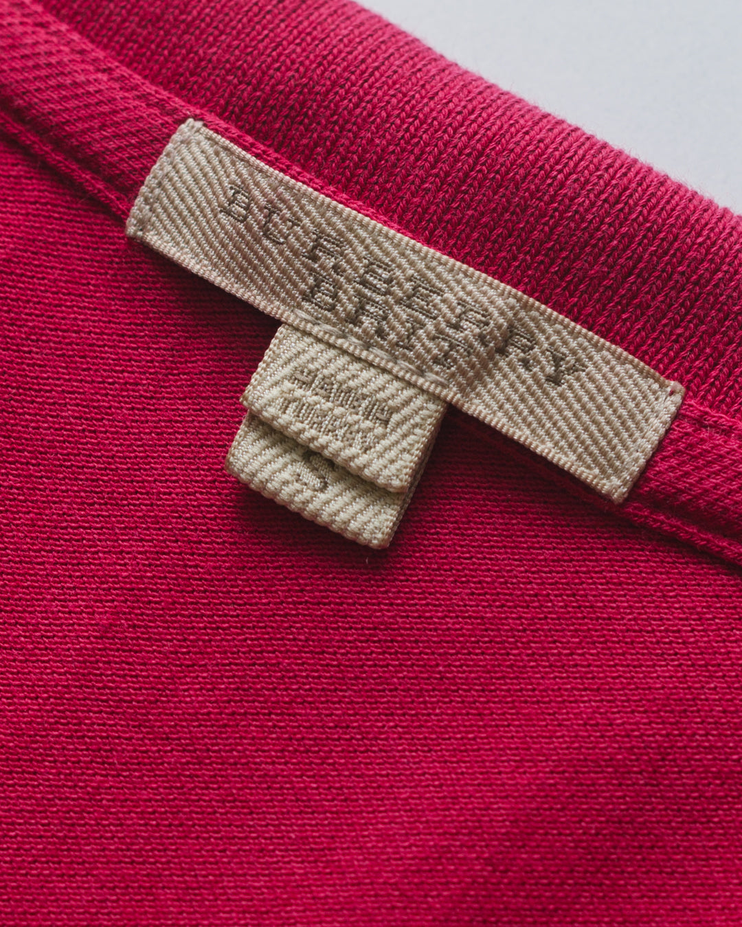 Burberry Fuchsia Knit Polo Dress