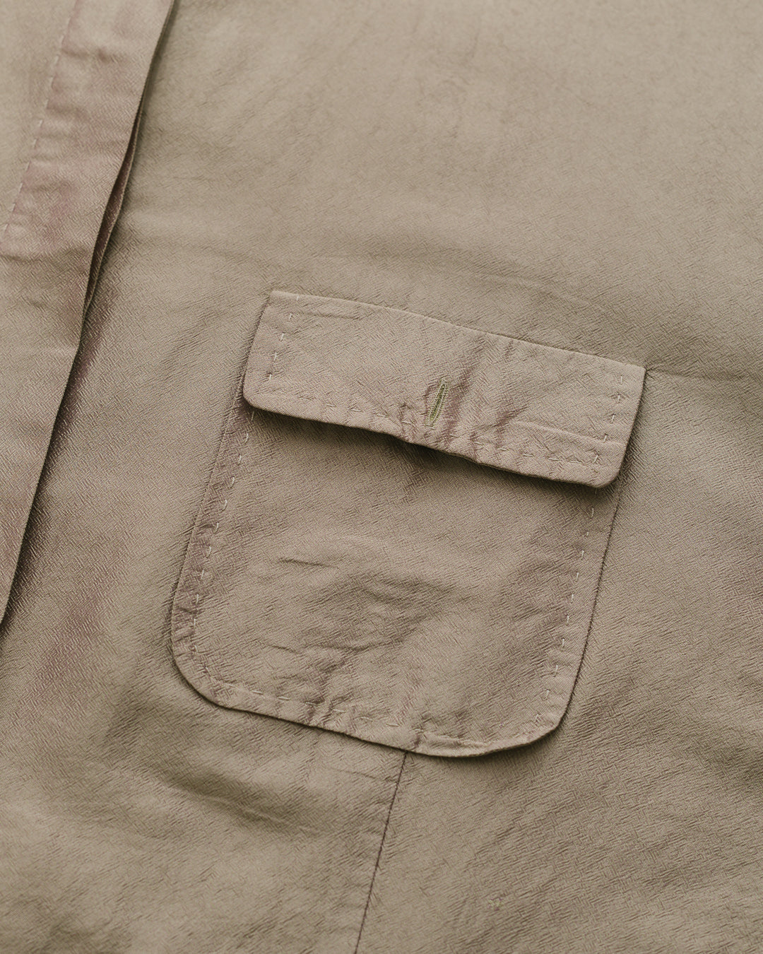 Burberry Gold Silk Button Down