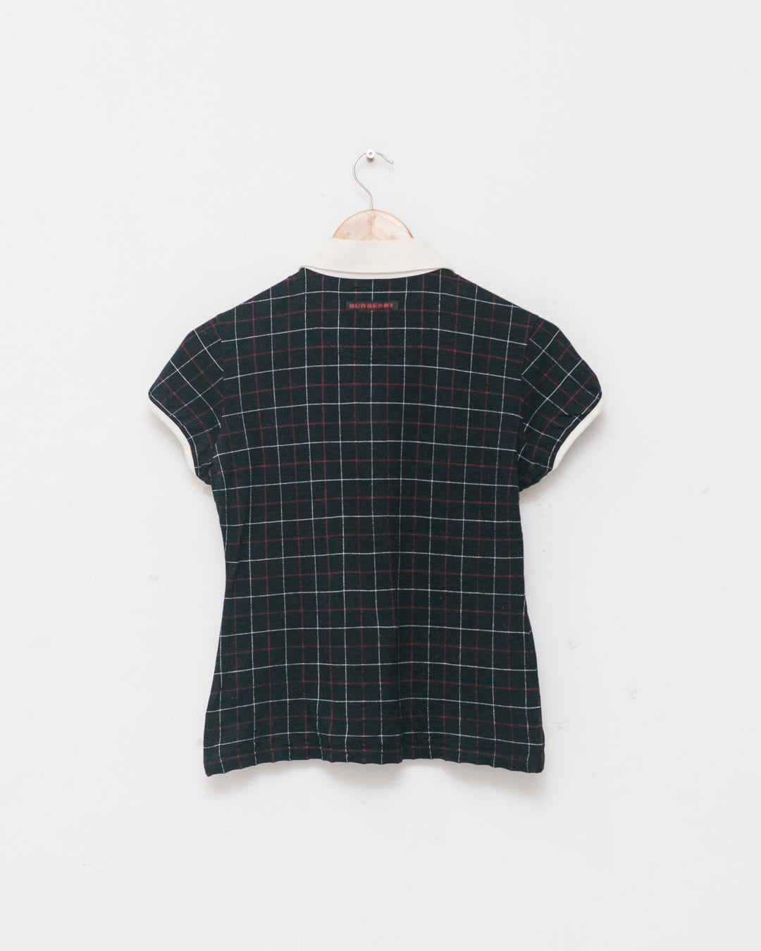 Burberry Golf Check Polo Neck Tshirt
