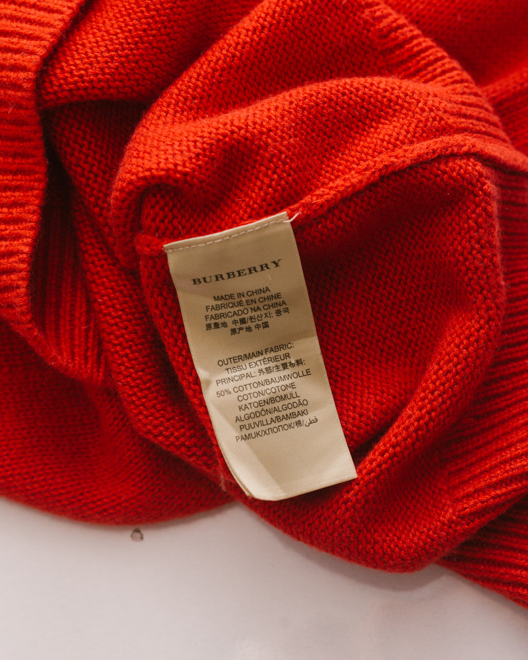 Burberry Logo Front Pullover