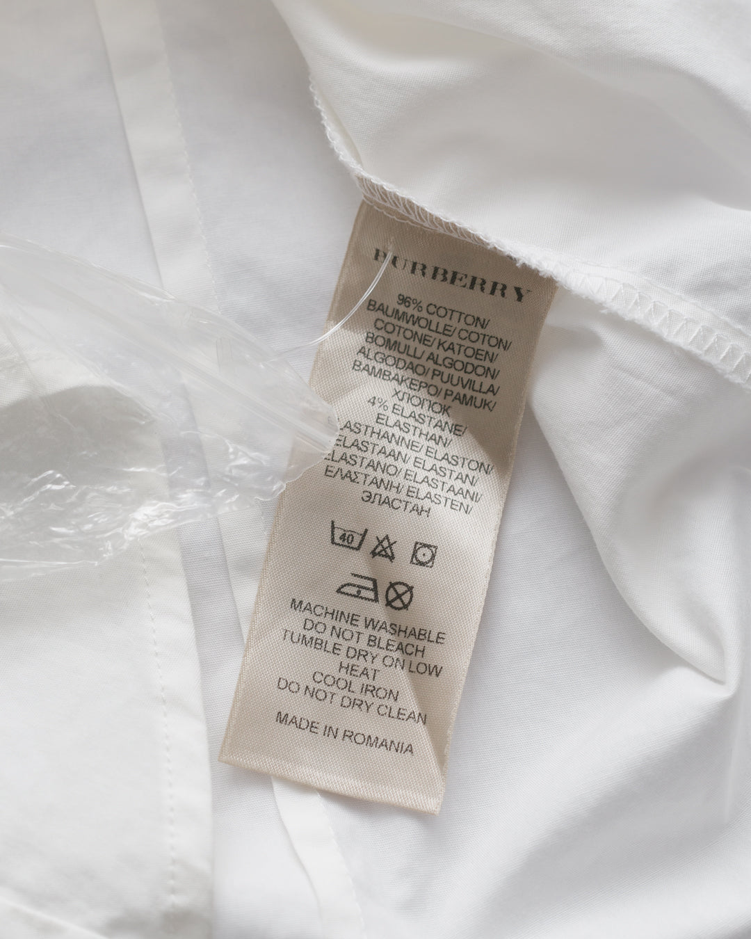 *Burberry Nova Check Detail Button Down Shirt