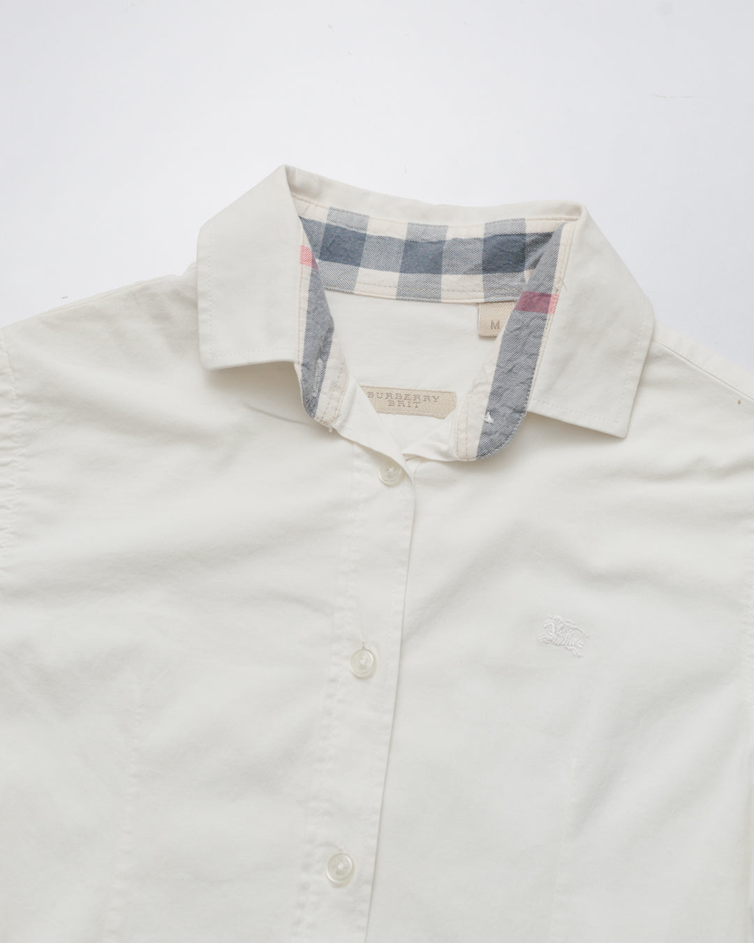 Burberry Nova Check Detail Button Down Shirt