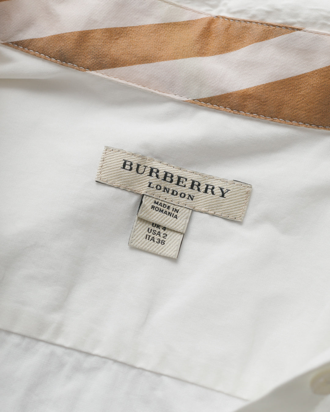 *Burberry Nova Check Detail Button Down Shirt