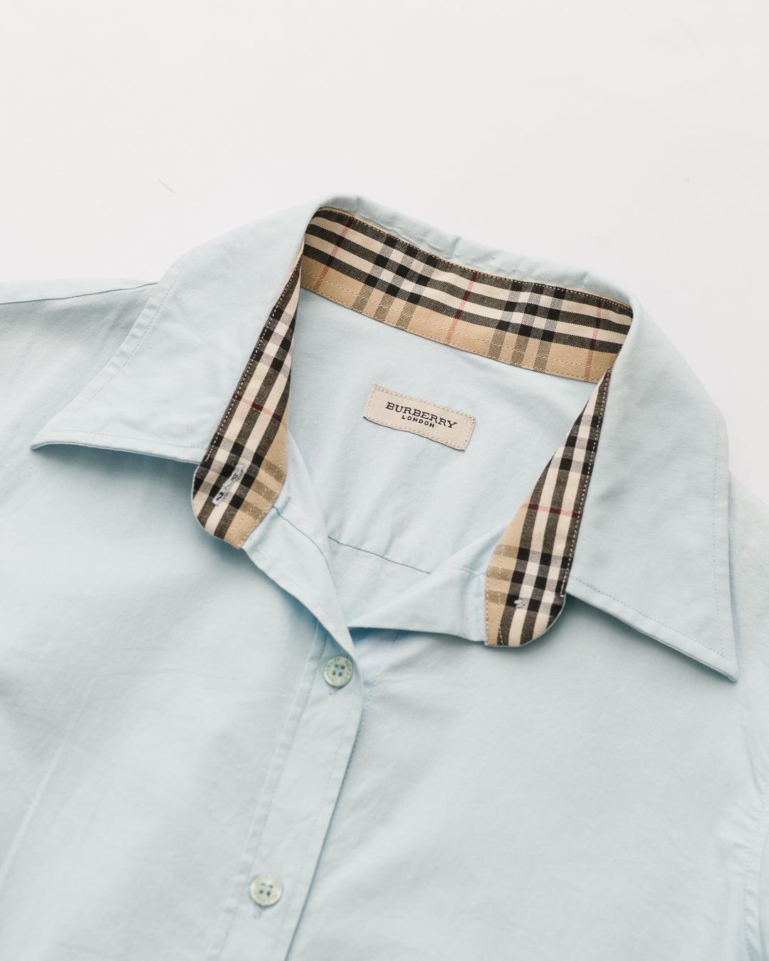 Burberry Powder Blue Button Down