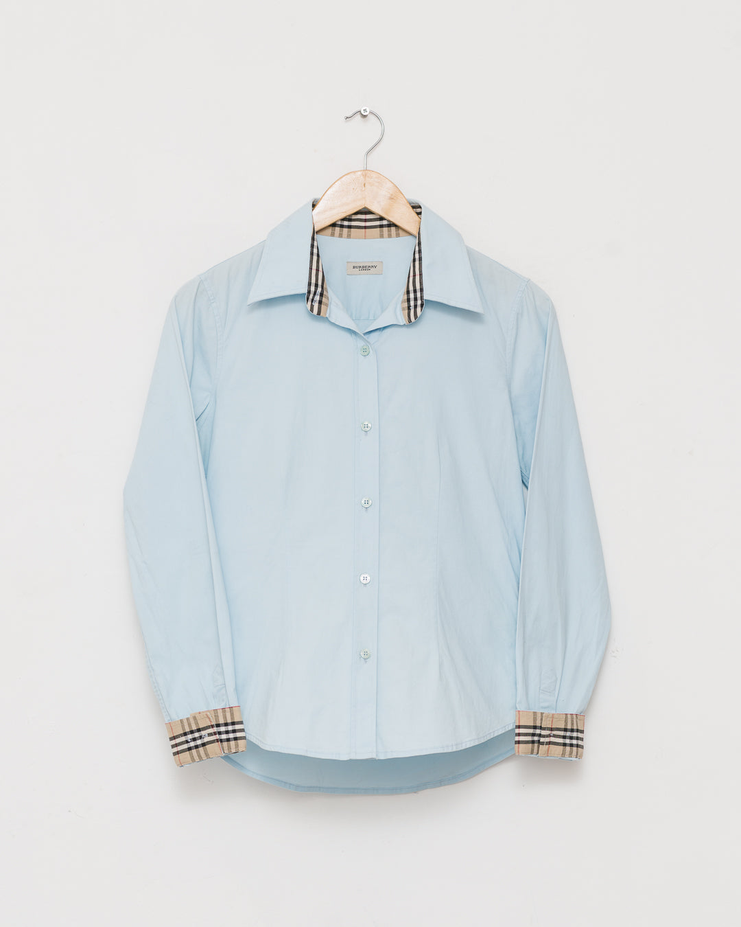 Burberry Powder Blue Button Down