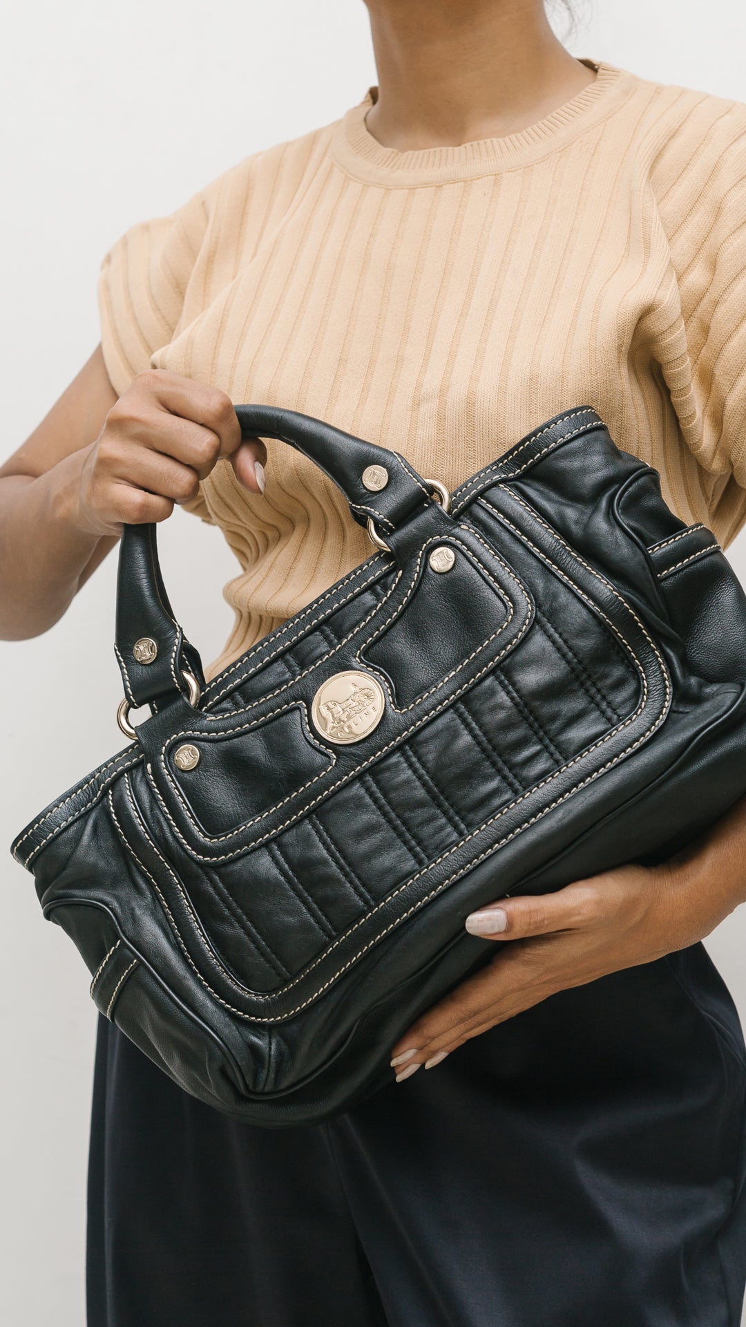 Celine Leather Boogie Bag