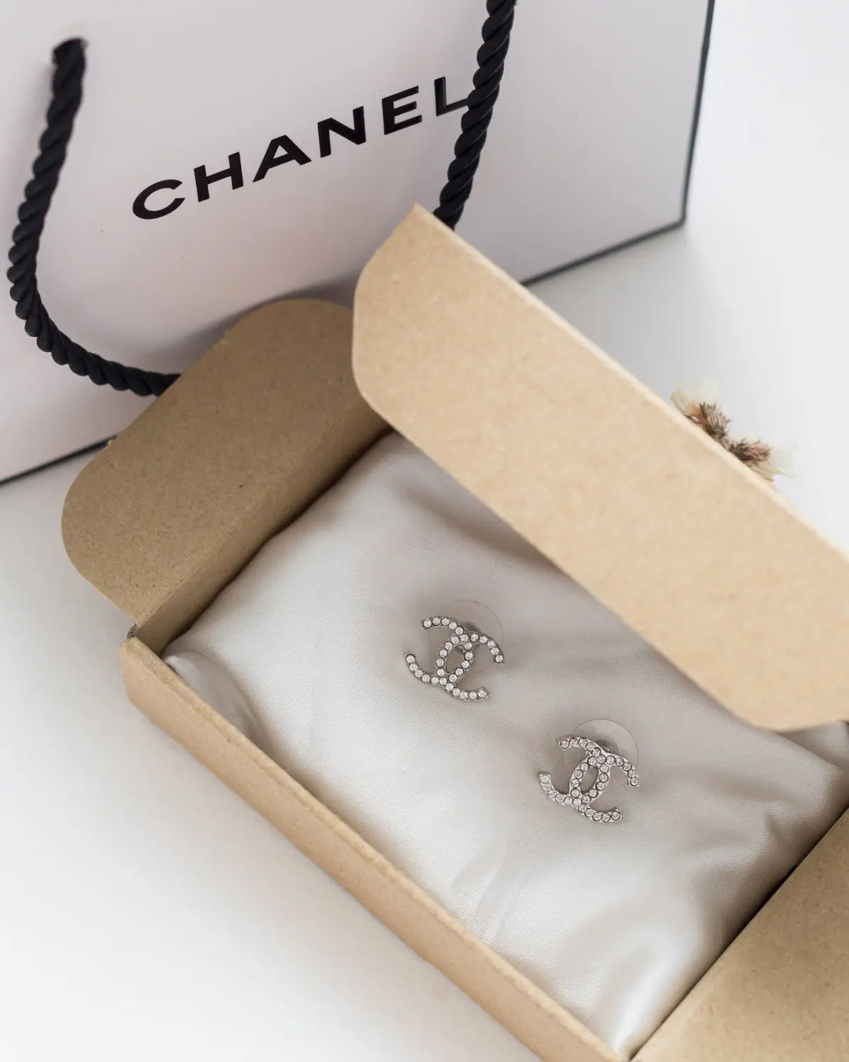 Chanel cc earrings