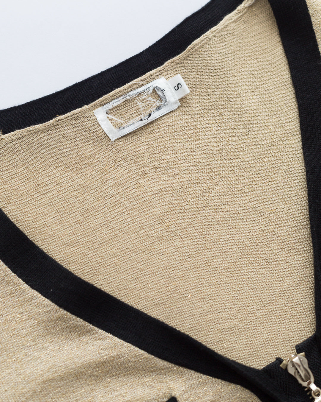 ‘THIS’ Chanel Knit Contrasting Panels Dress