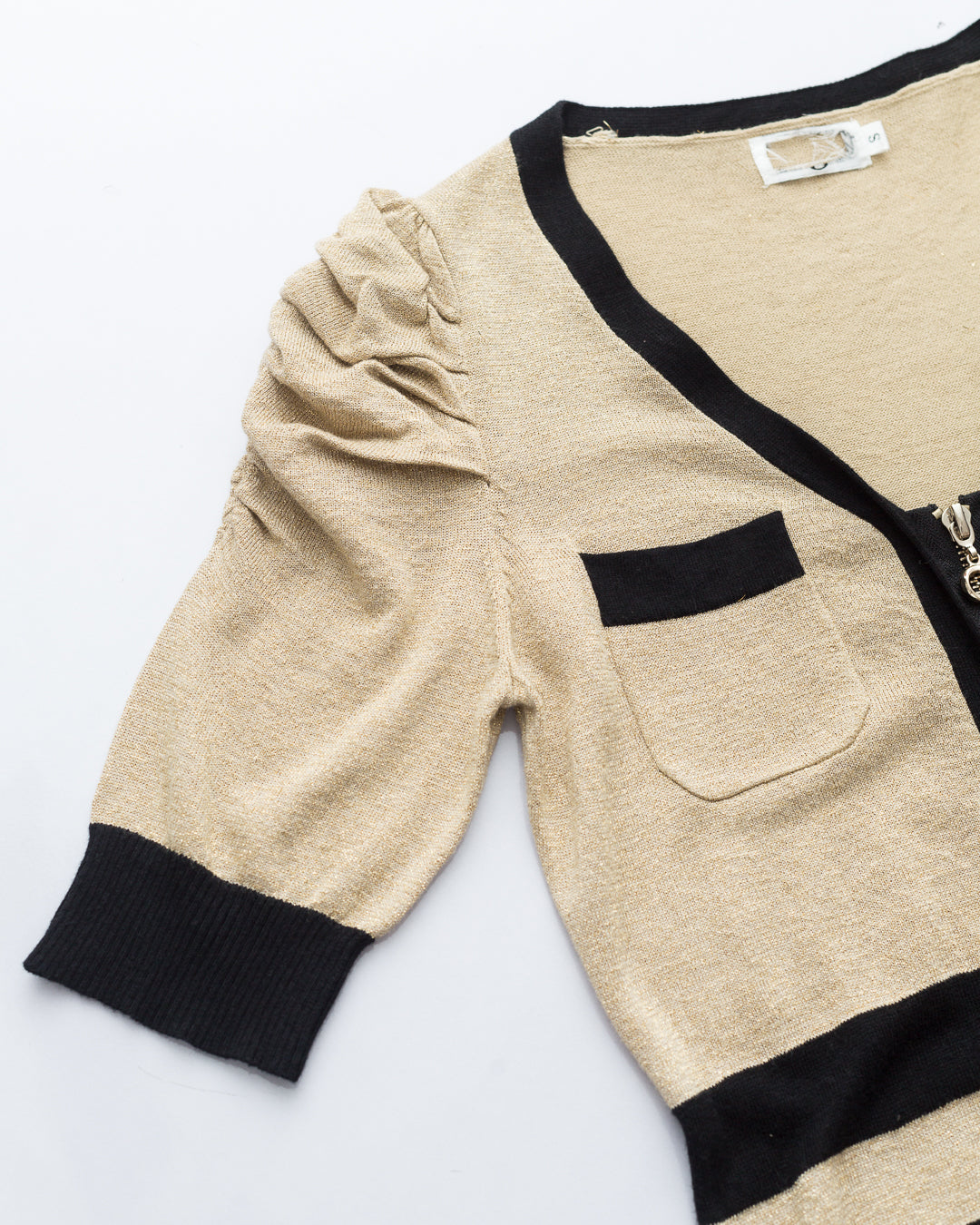‘THIS’ Chanel Knit Contrasting Panels Dress