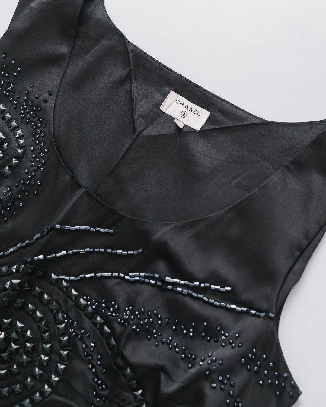 Chanel Silk Embellished Dress